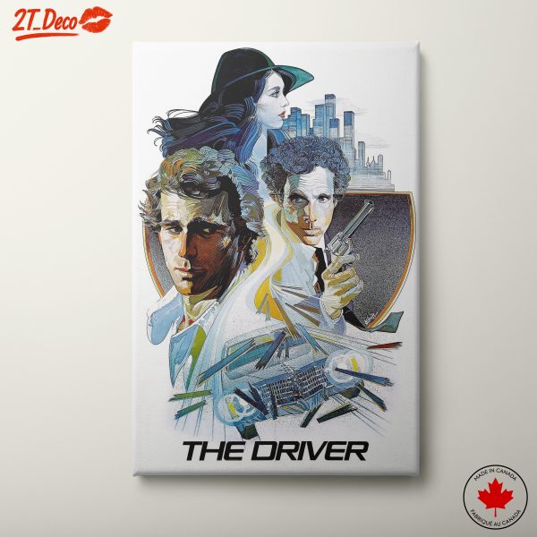 The Driver Film Art Featuring Dynamic Characters