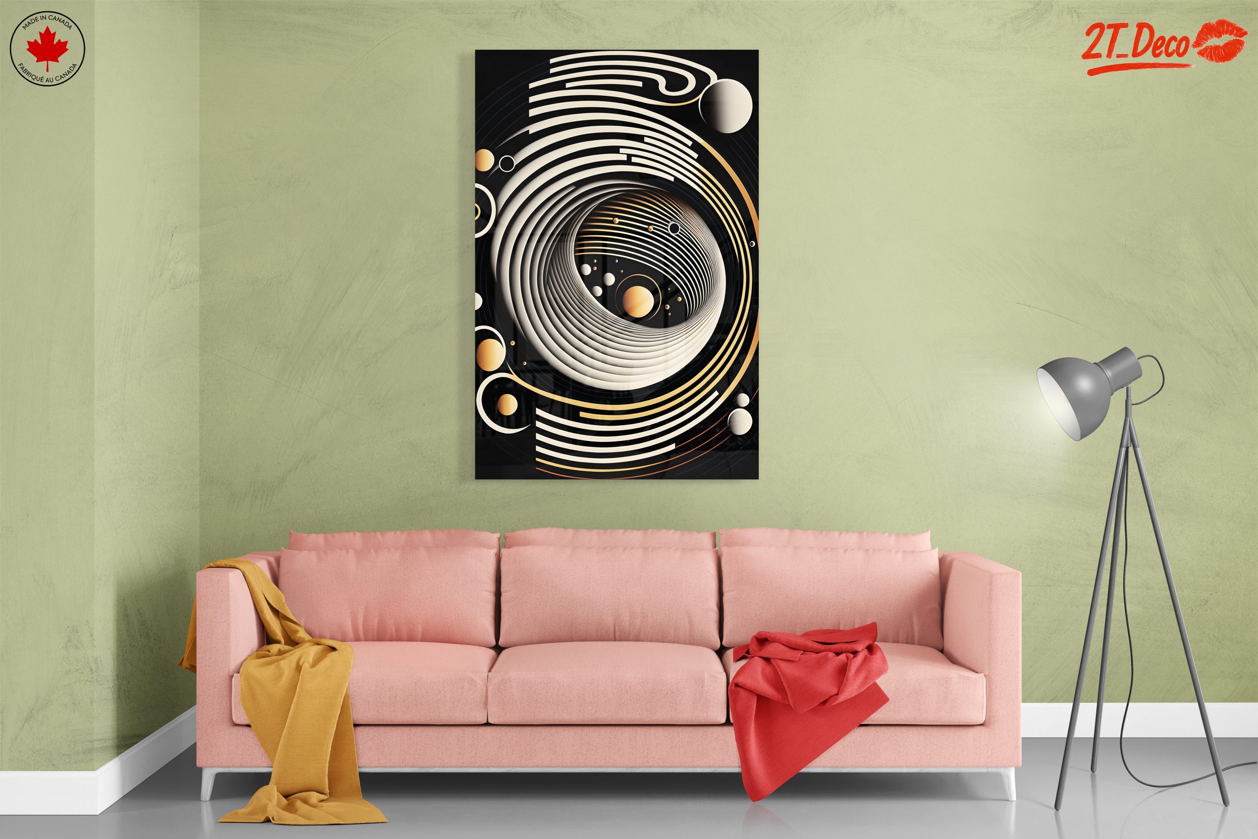 Dynamic Cosmic Abstract Artwork for Modern Spaces - Image 7