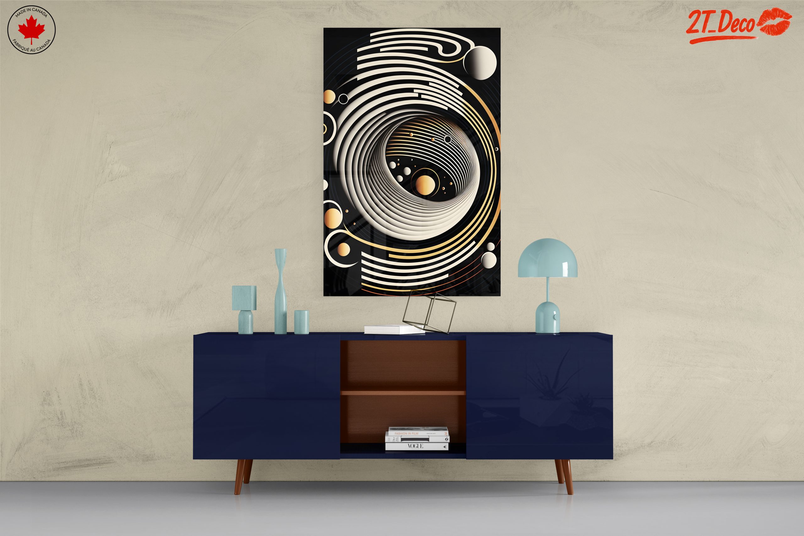 Dynamic Cosmic Abstract Artwork for Modern Spaces - Image 8