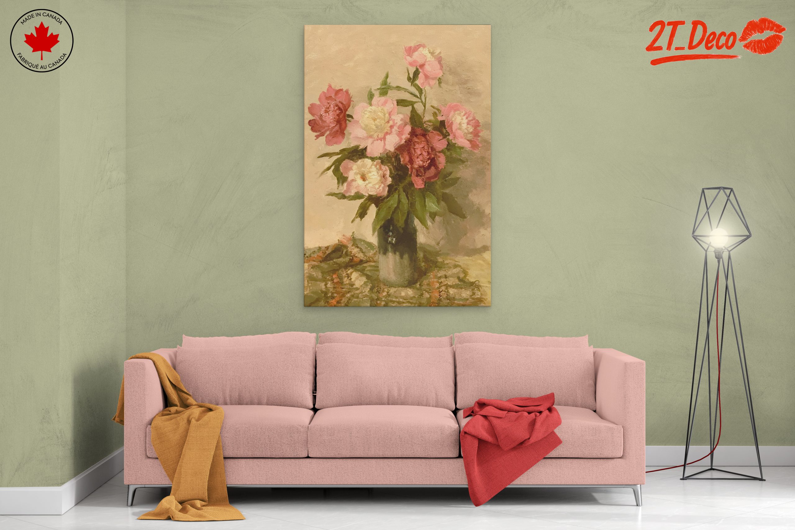 Beautiful Floral Arrangement in Soft Pastels 4 - Image 2