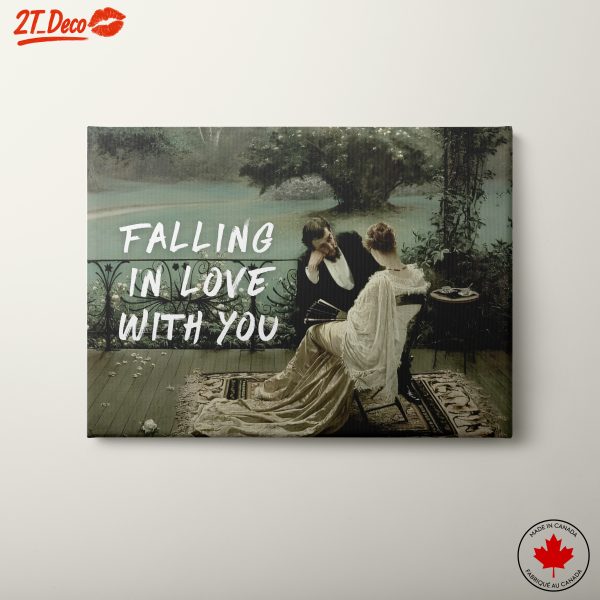 Falling In Love Vintage Artwork