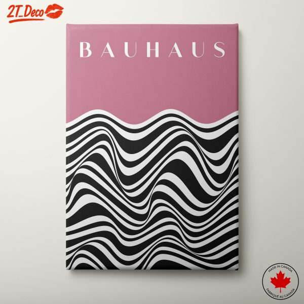 Bauhaus Abstract Waves Artwork