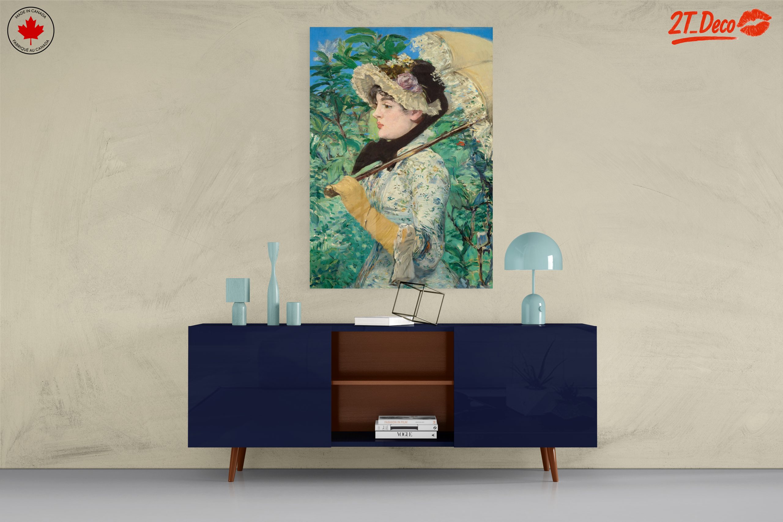 Elegant Woman with Parasol in Nature - Image 8
