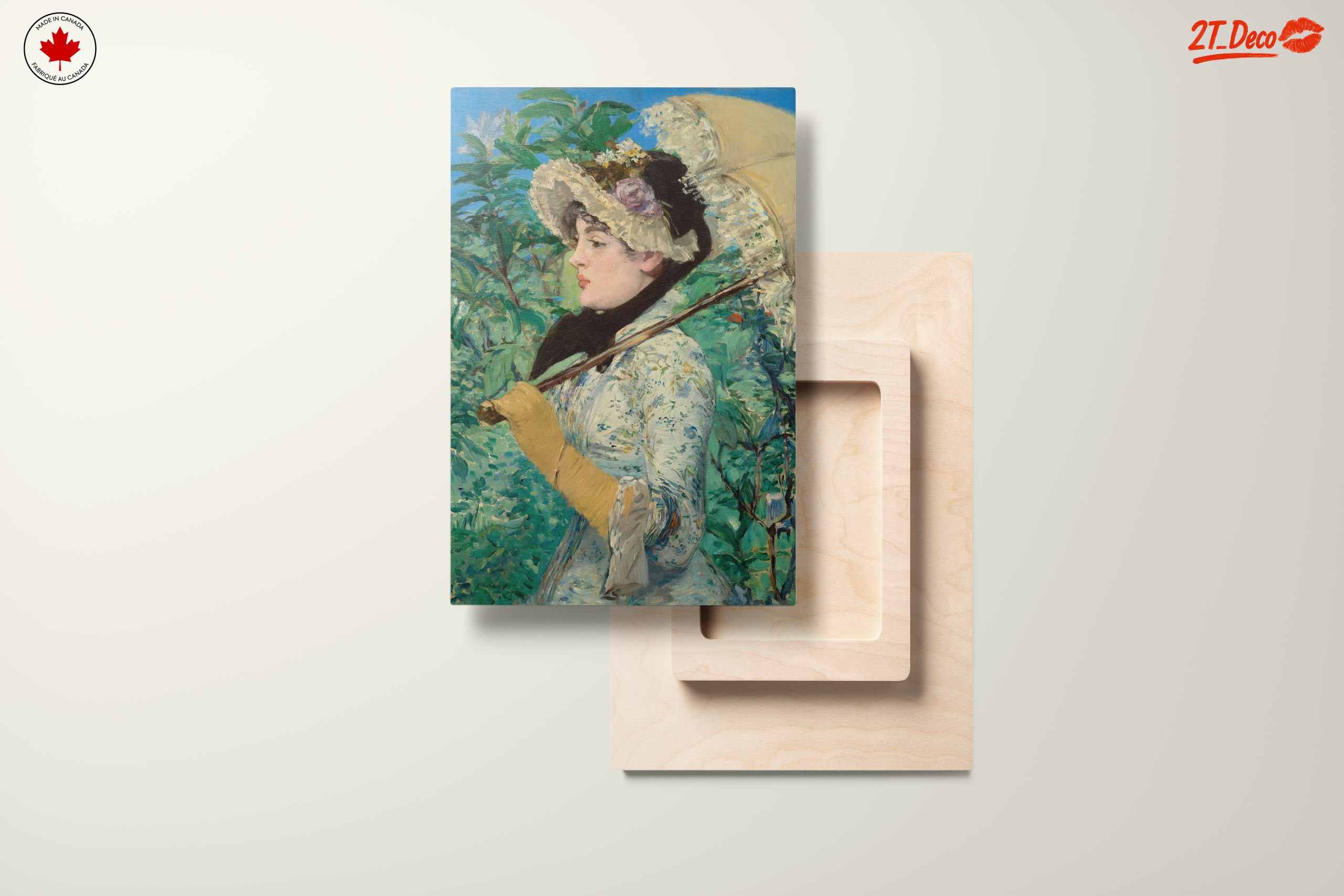 Elegant Woman with Parasol in Nature - Image 11