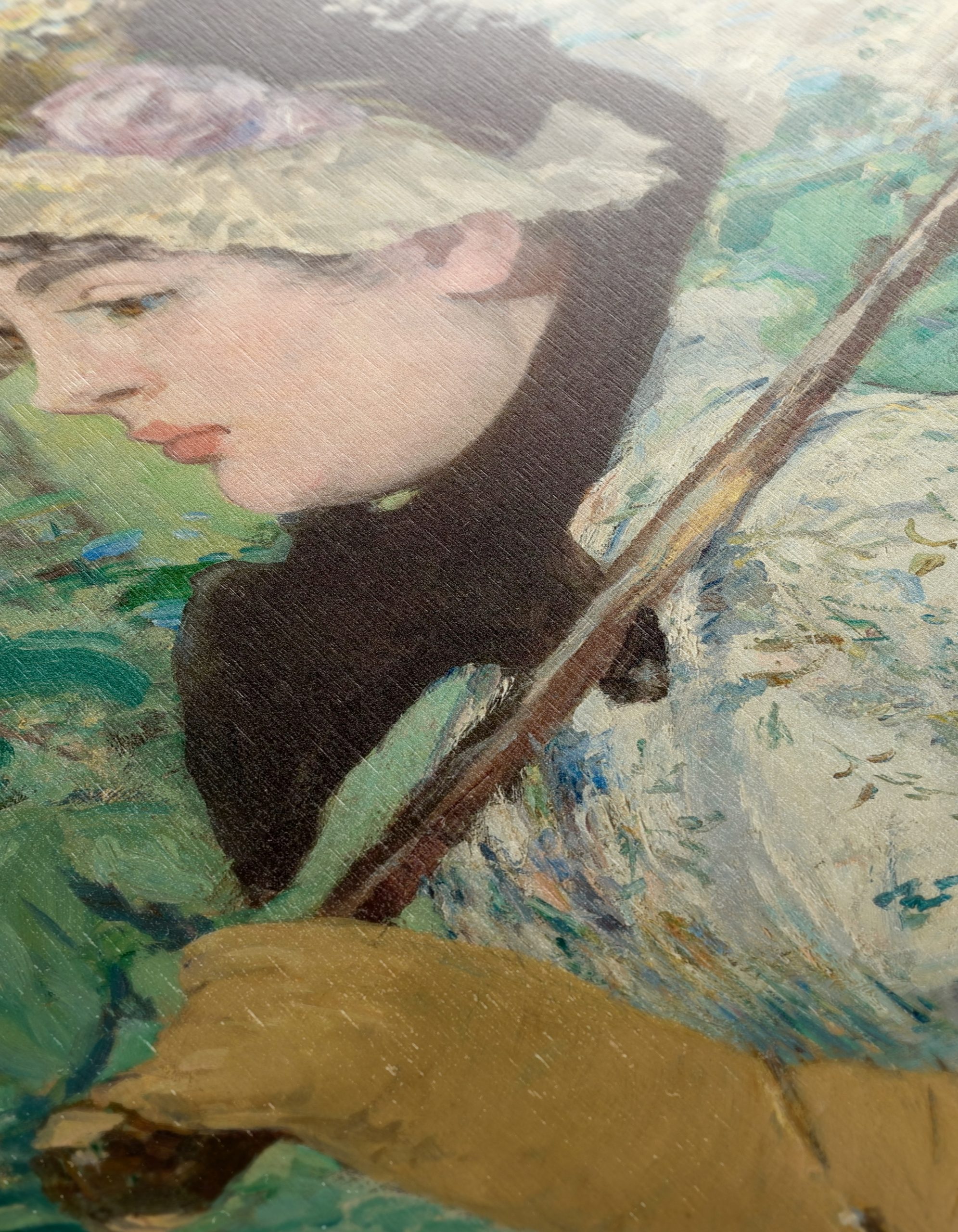 Elegant Woman with Parasol in Nature - Image 12