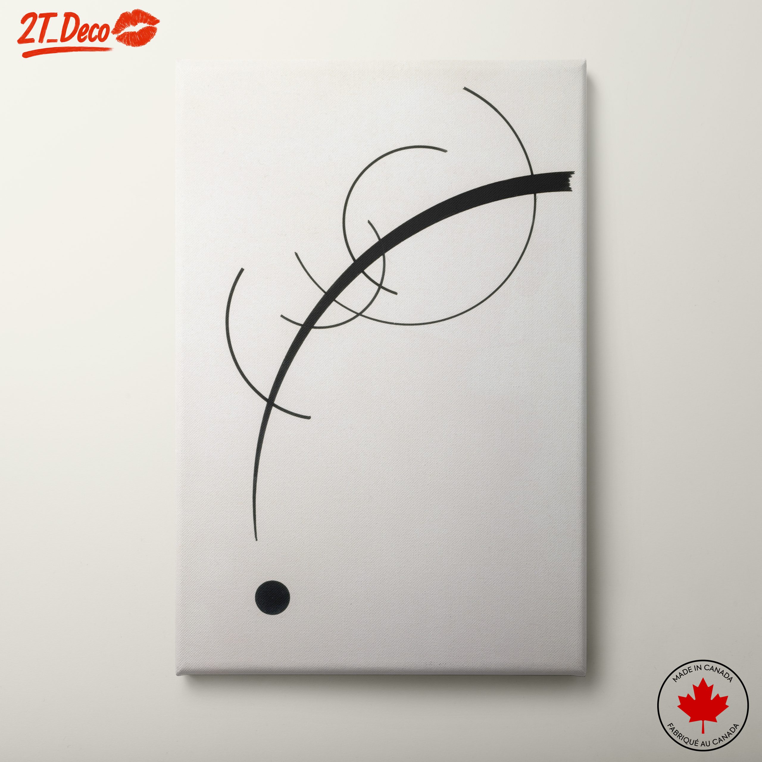 Minimalist Abstract Line Art Composition
