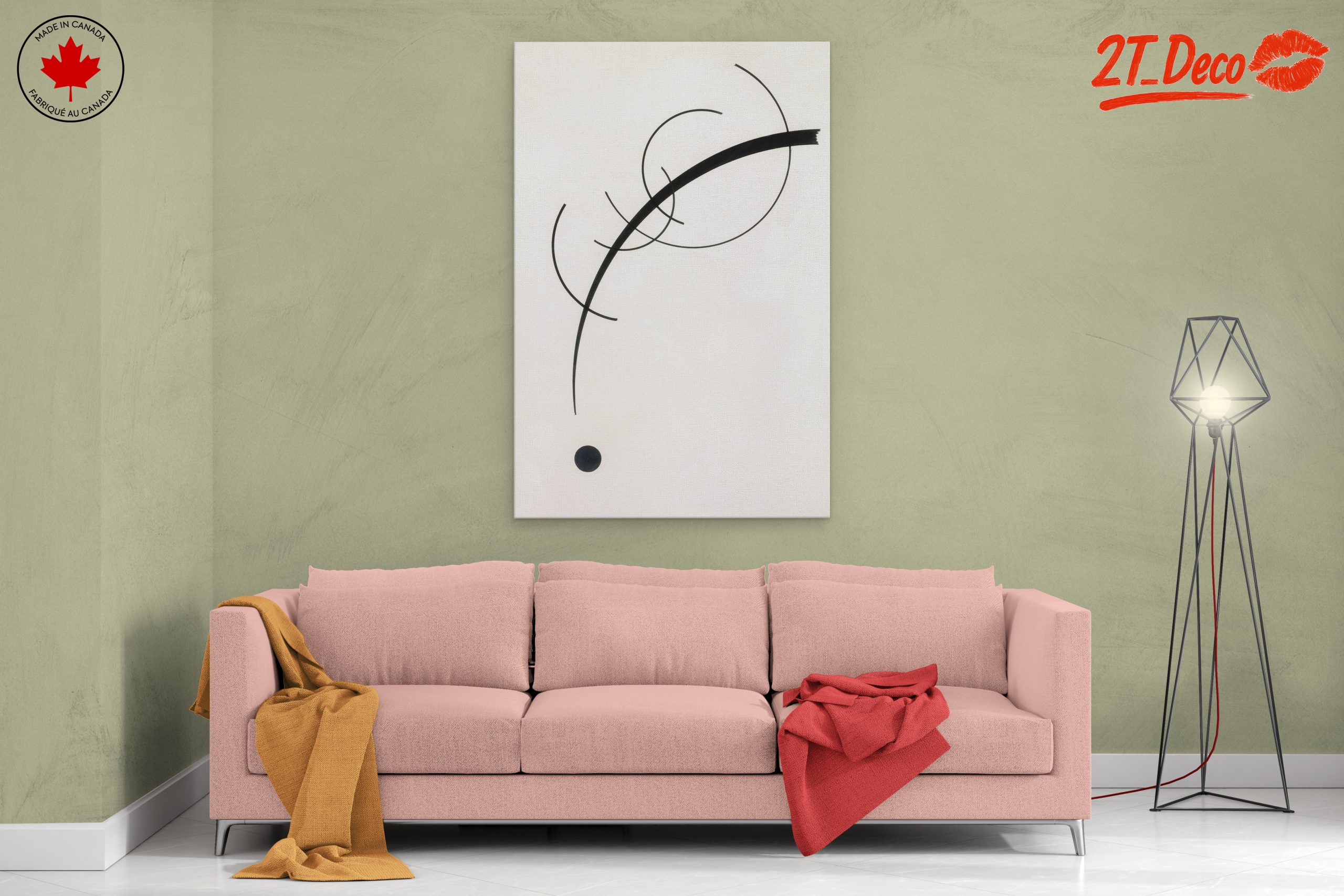 Minimalist Abstract Line Art Composition - Image 2