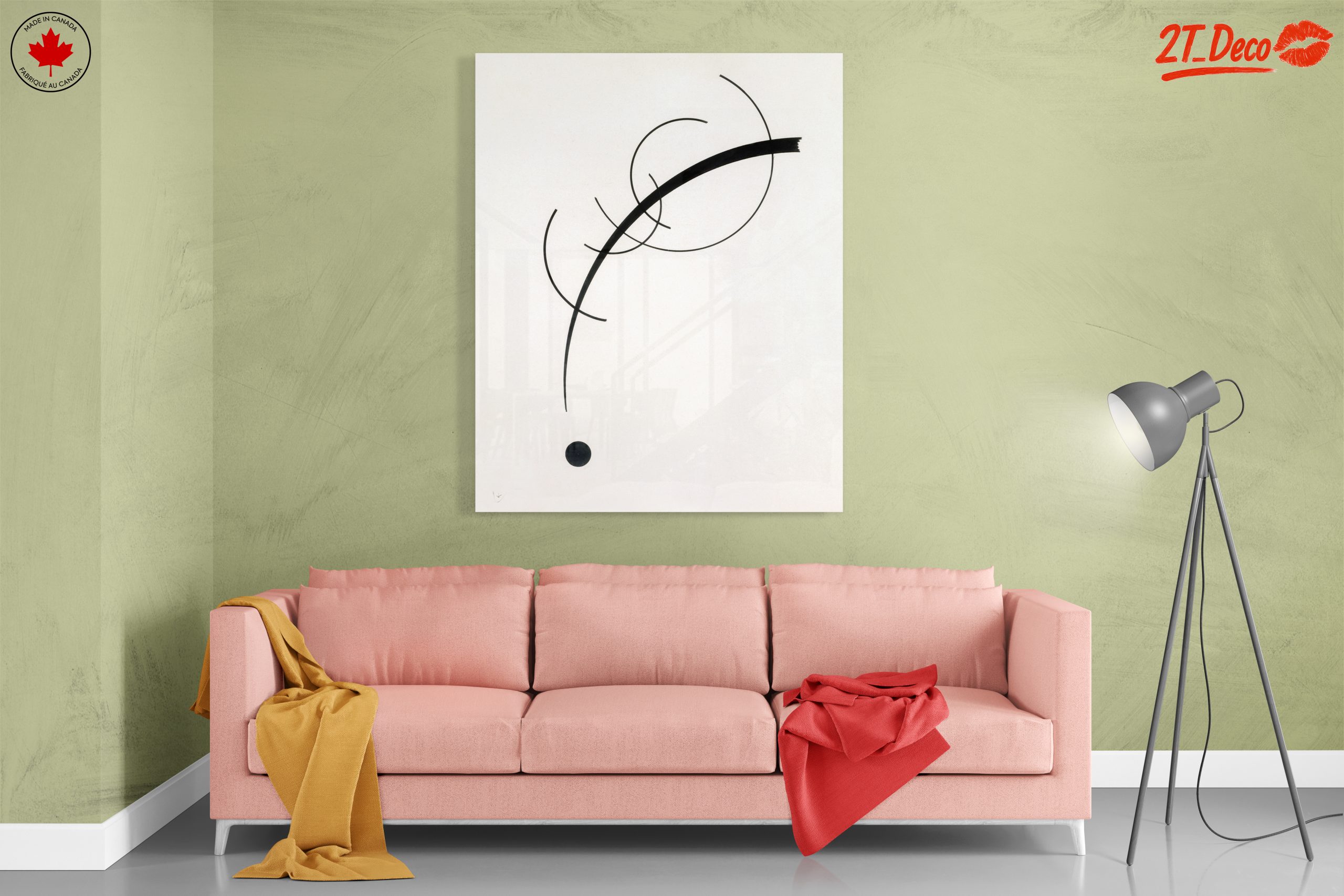 Minimalist Abstract Line Art Composition - Image 7