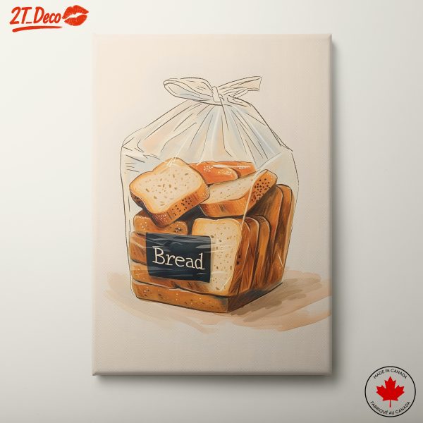 Artistic Representation of Bread