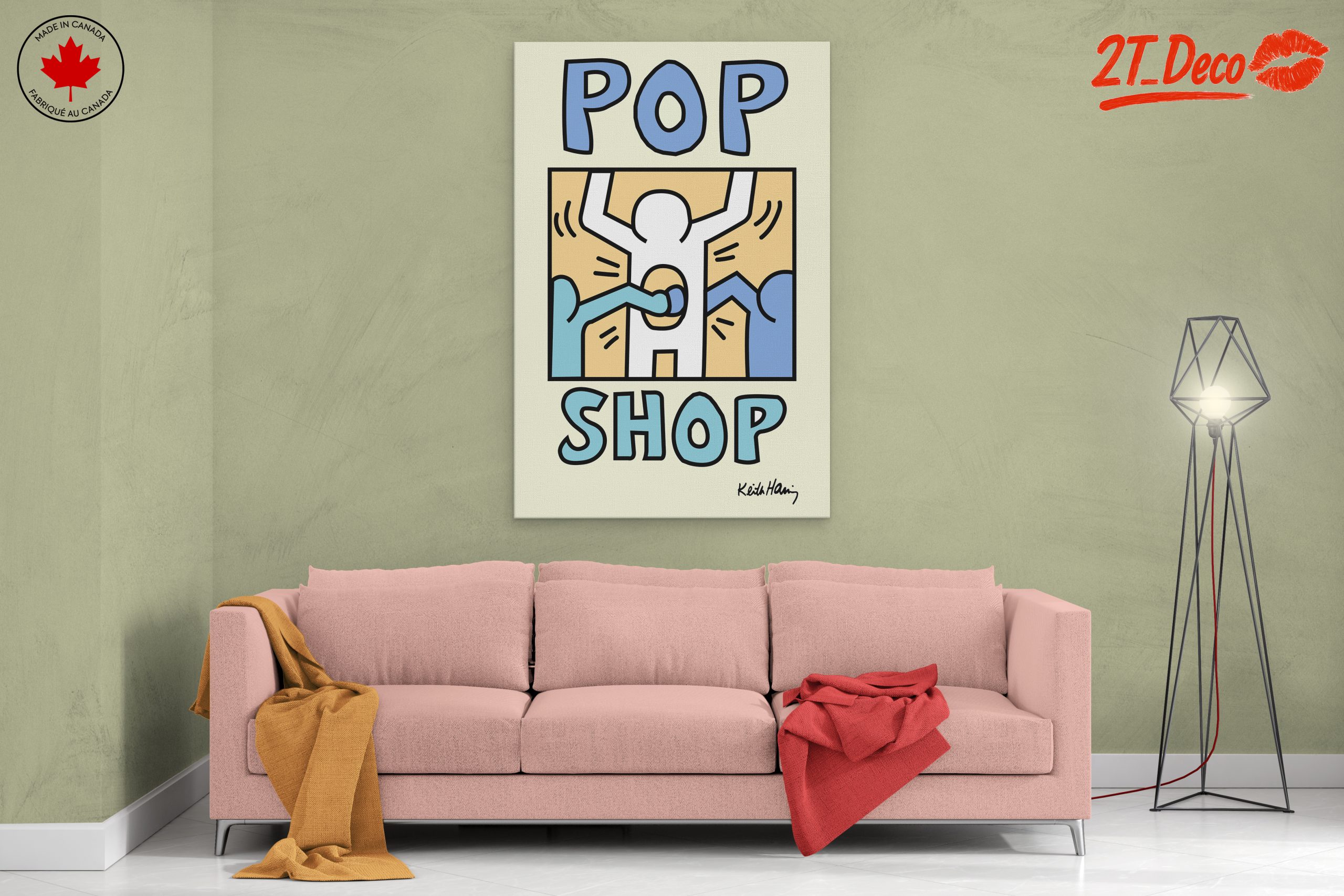 Playful Pop Art Illustration by Keith Haring - Image 2