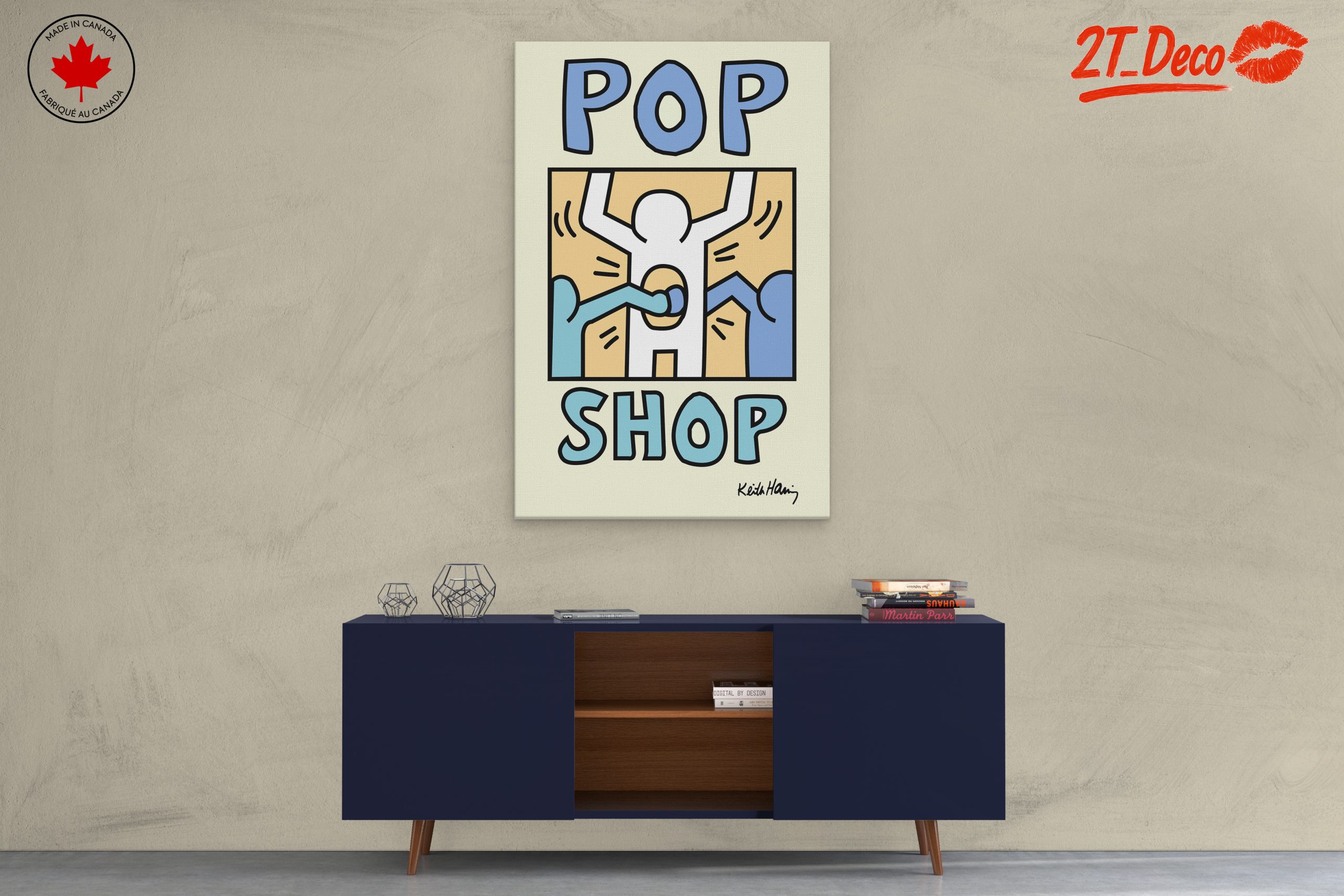 Playful Pop Art Illustration by Keith Haring - Image 3