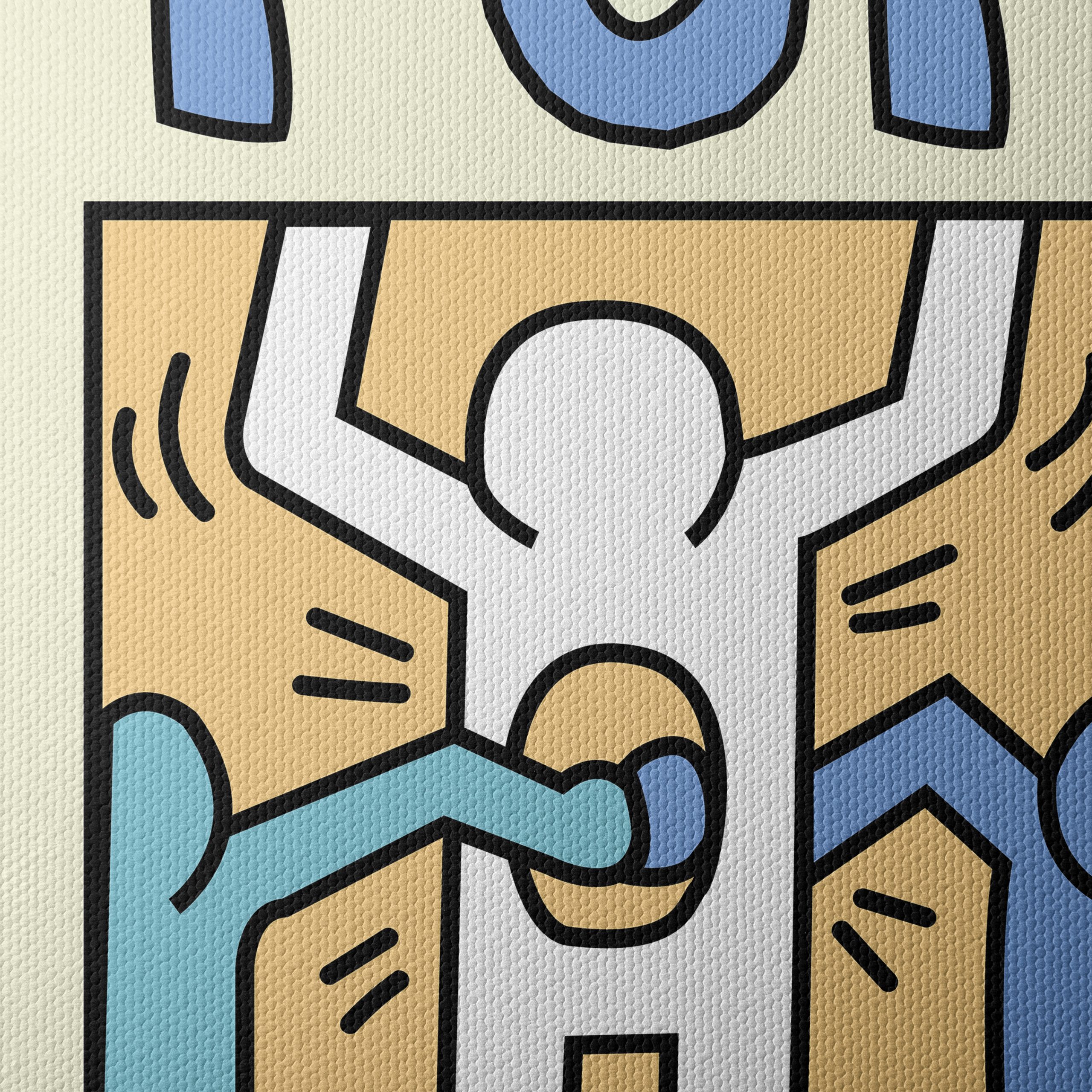 Playful Pop Art Illustration by Keith Haring - Image 4