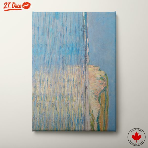 Tranquil Abstract Landscape in Soothing Blues