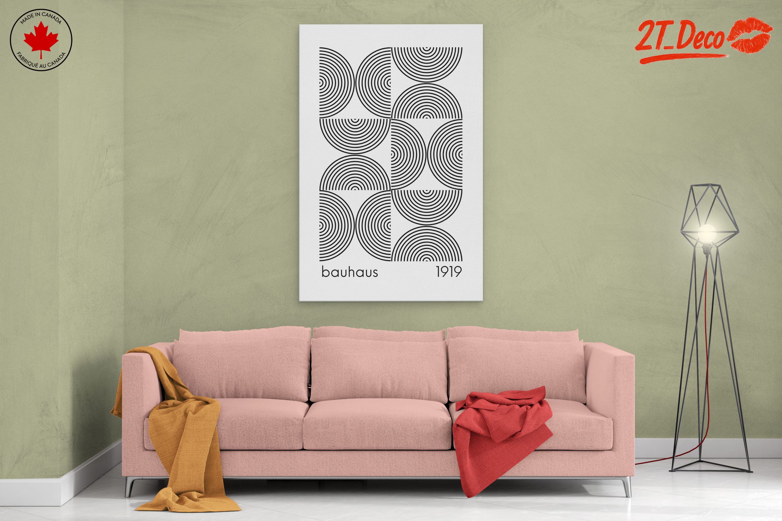Bauhaus Inspired Geometric Art 8 - Image 2