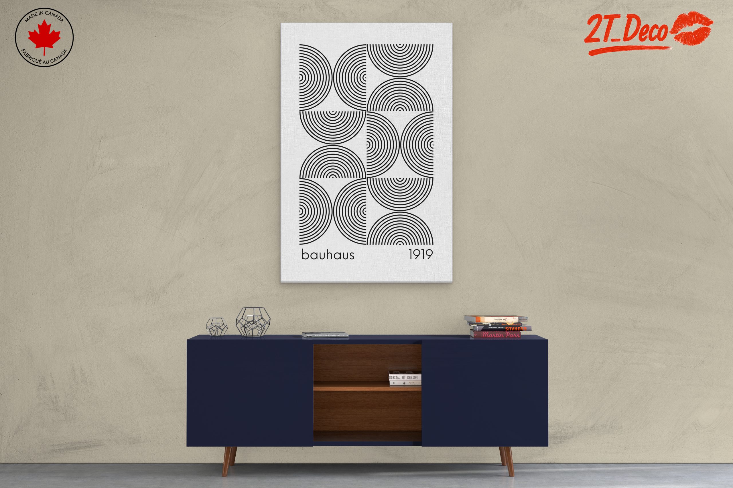 Bauhaus Inspired Geometric Art 8 - Image 3