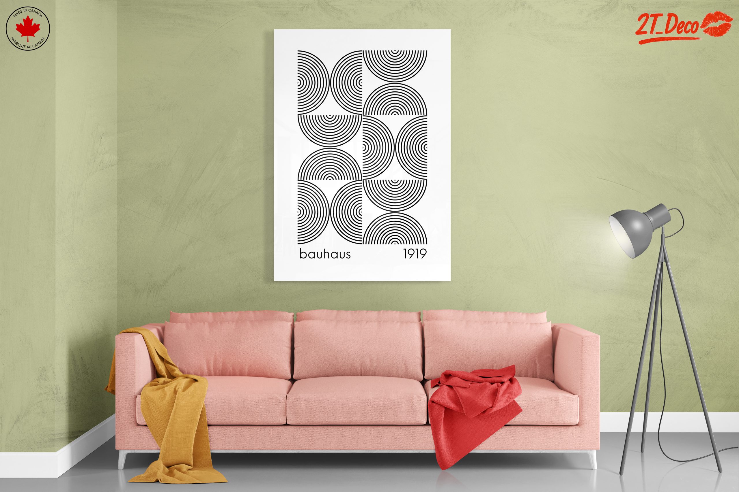 Bauhaus Inspired Geometric Art 8 - Image 7