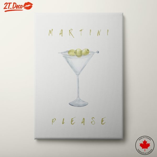 Abstract Martini Art for Modern Spaces
