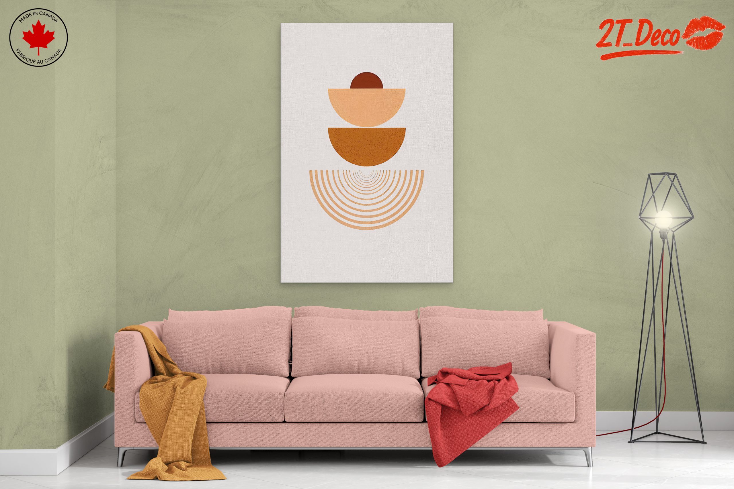 Minimalist Abstract Design with Geometric Shapes - Image 2