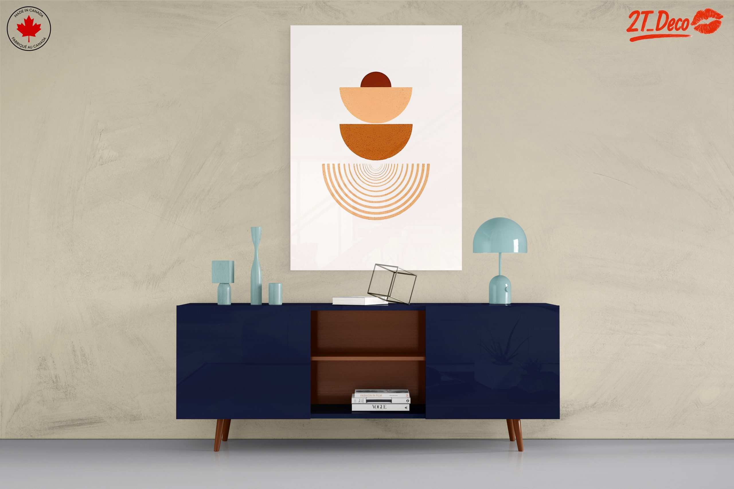 Minimalist Abstract Design with Geometric Shapes - Image 8