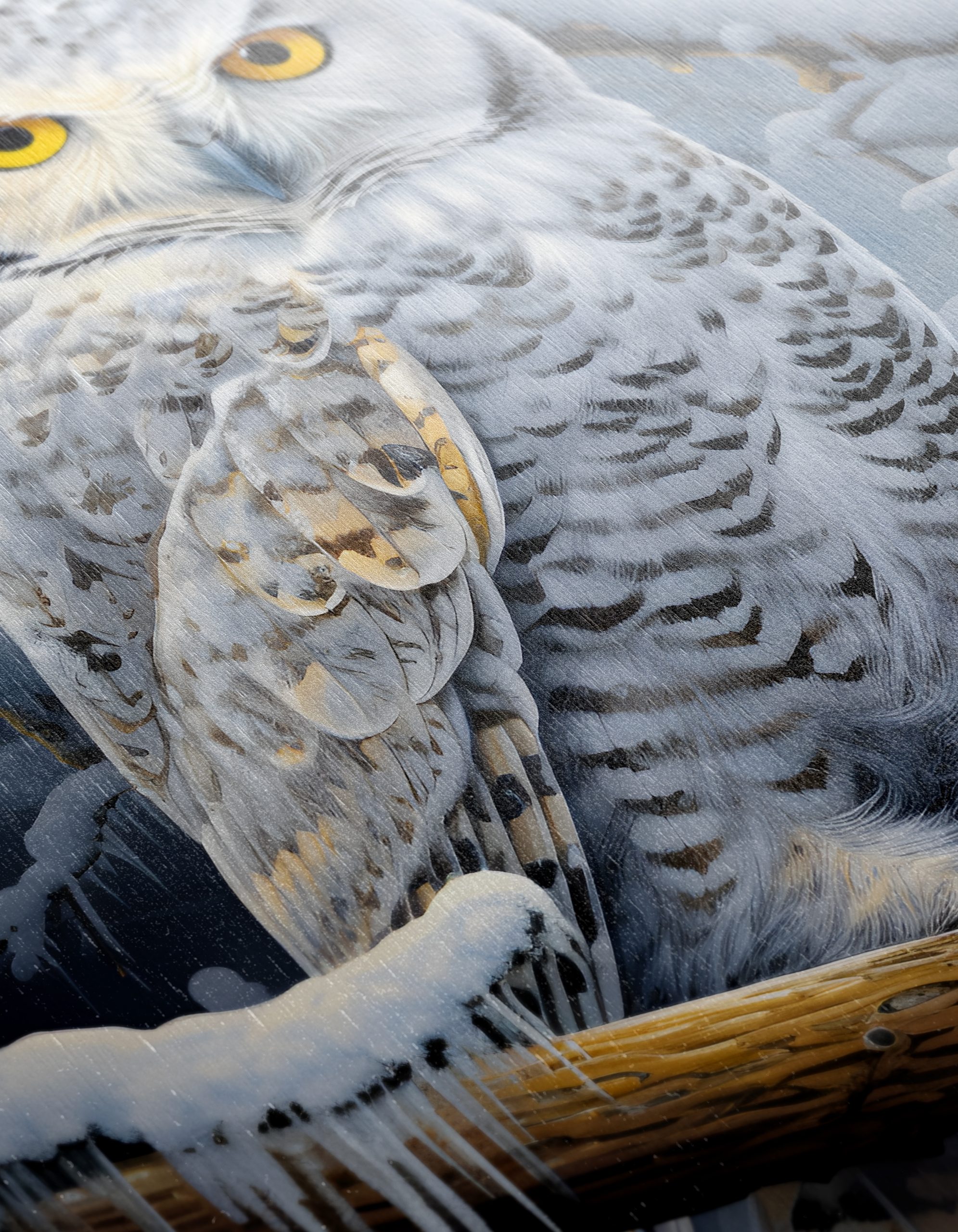 Stunning Snowy Owl Perched in Winter - Image 12