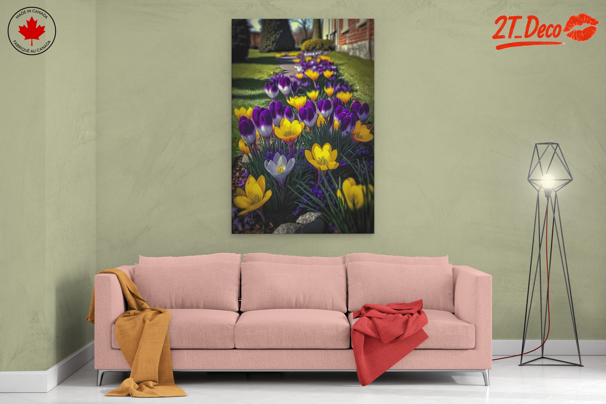 Vibrant Crocus Floral Arrangement - Image 2