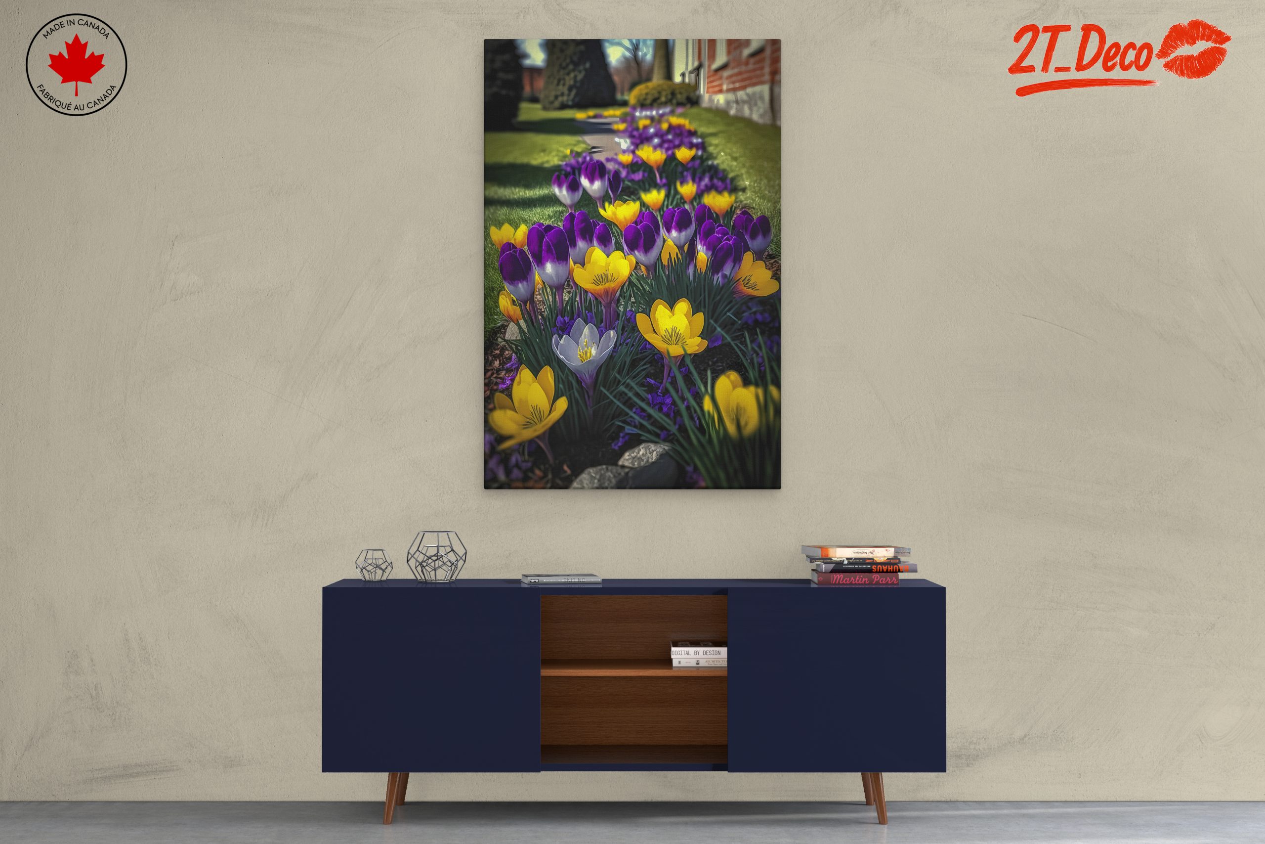 Vibrant Crocus Floral Arrangement - Image 3