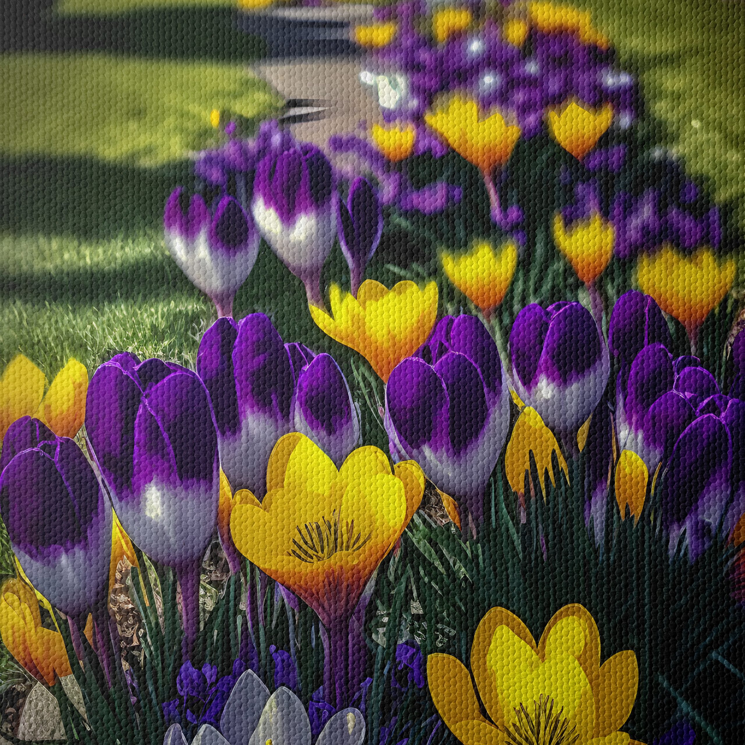 Vibrant Crocus Floral Arrangement - Image 4