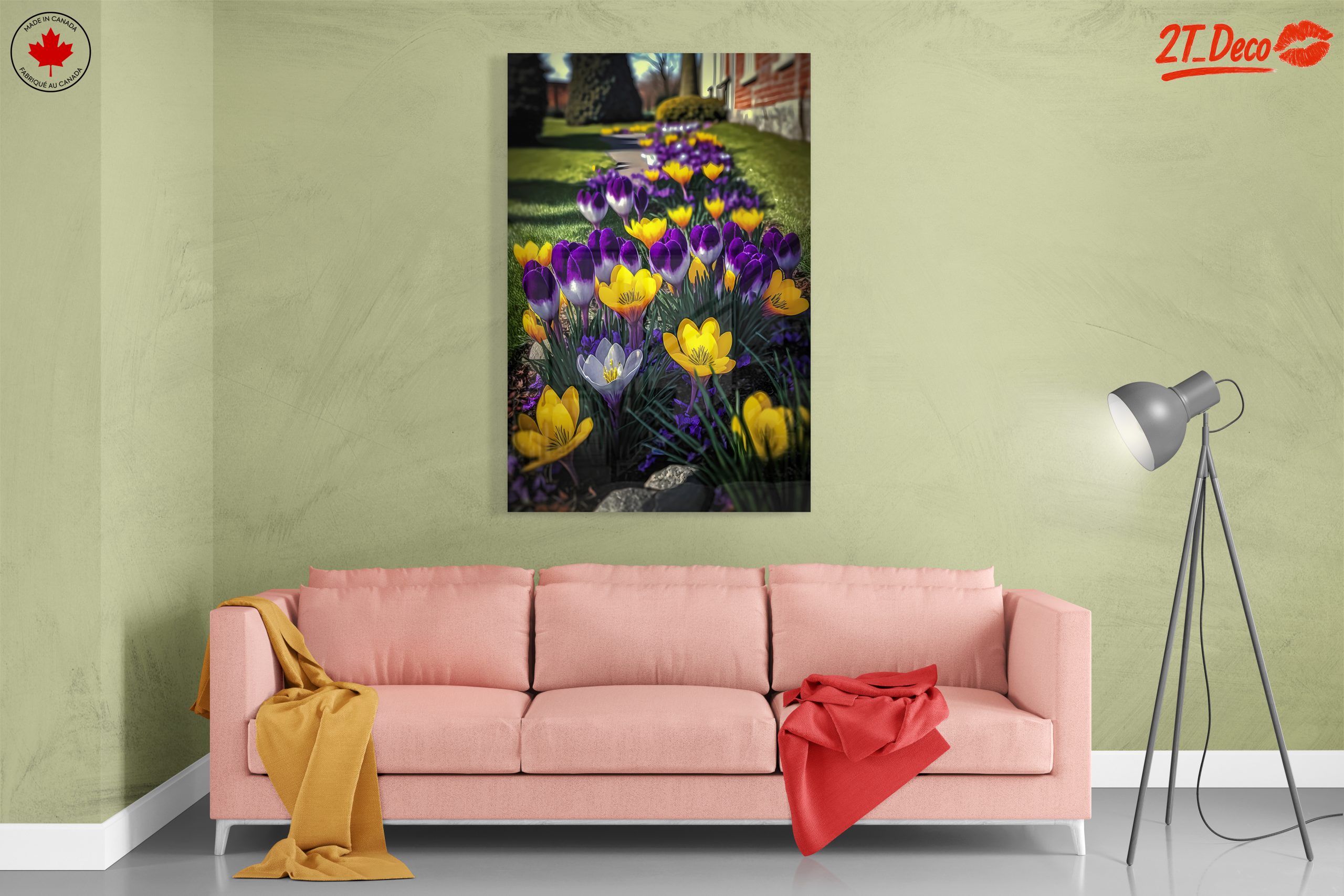 Vibrant Crocus Floral Arrangement - Image 7