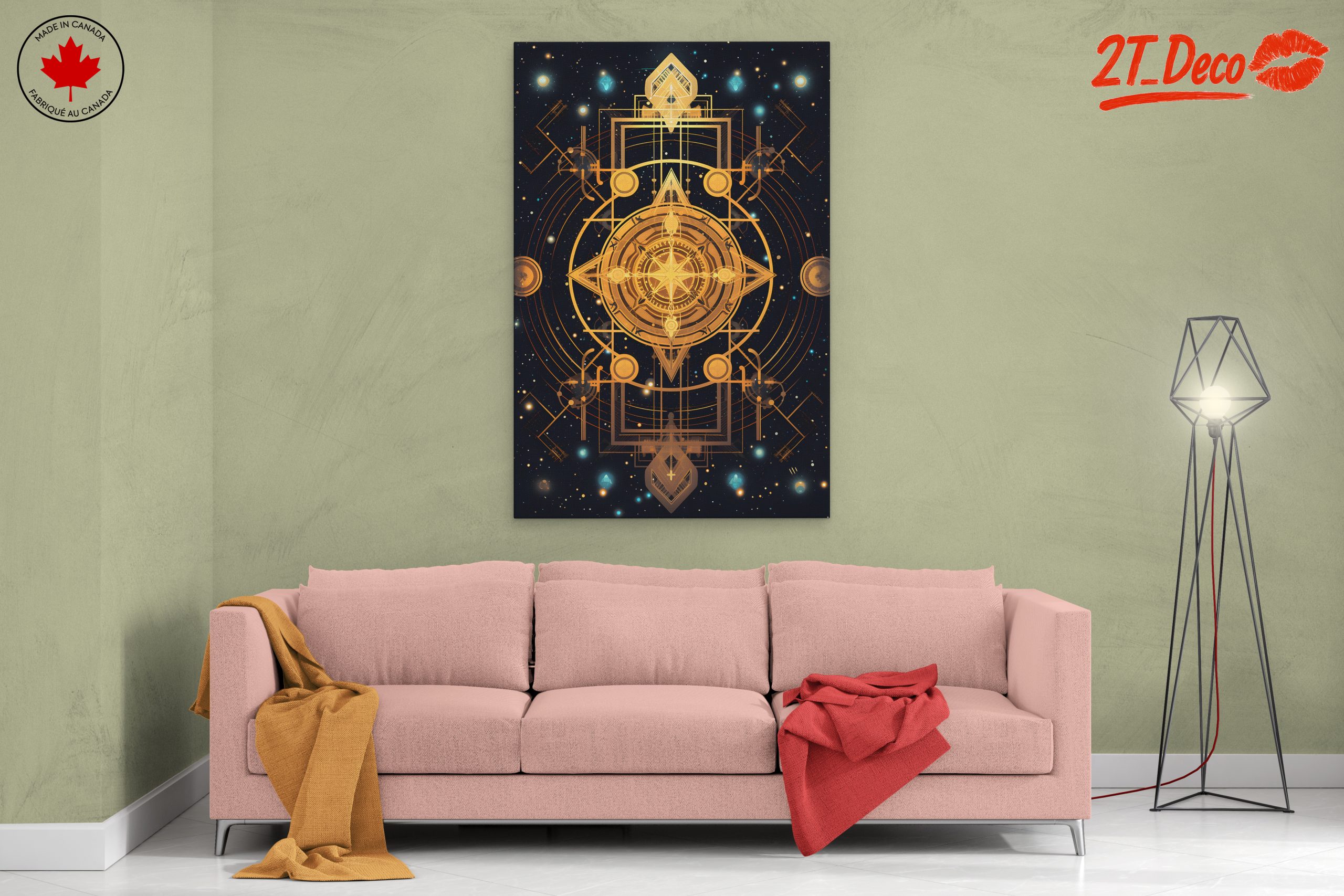 Geometric Cosmic Abstract Design - Image 2