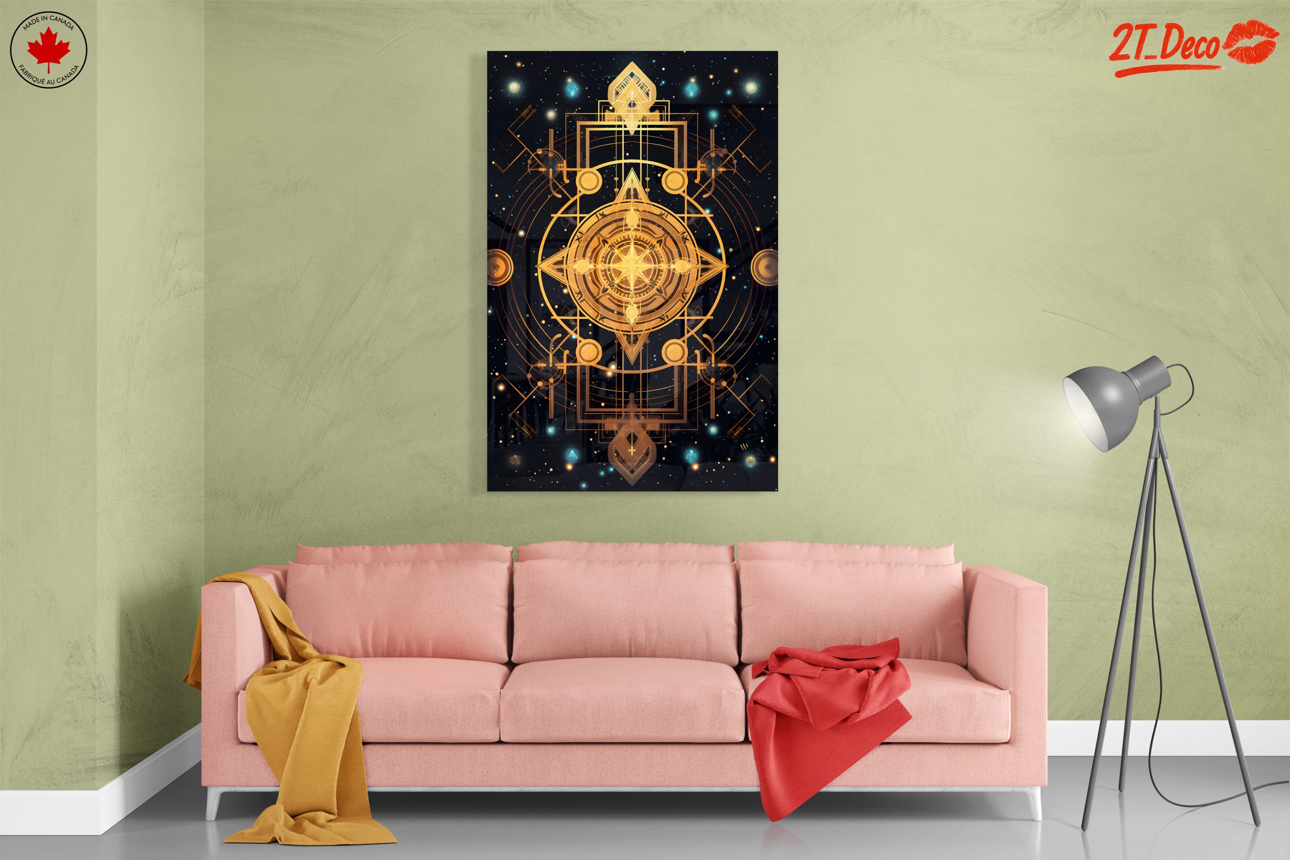 Geometric Cosmic Abstract Design - Image 7