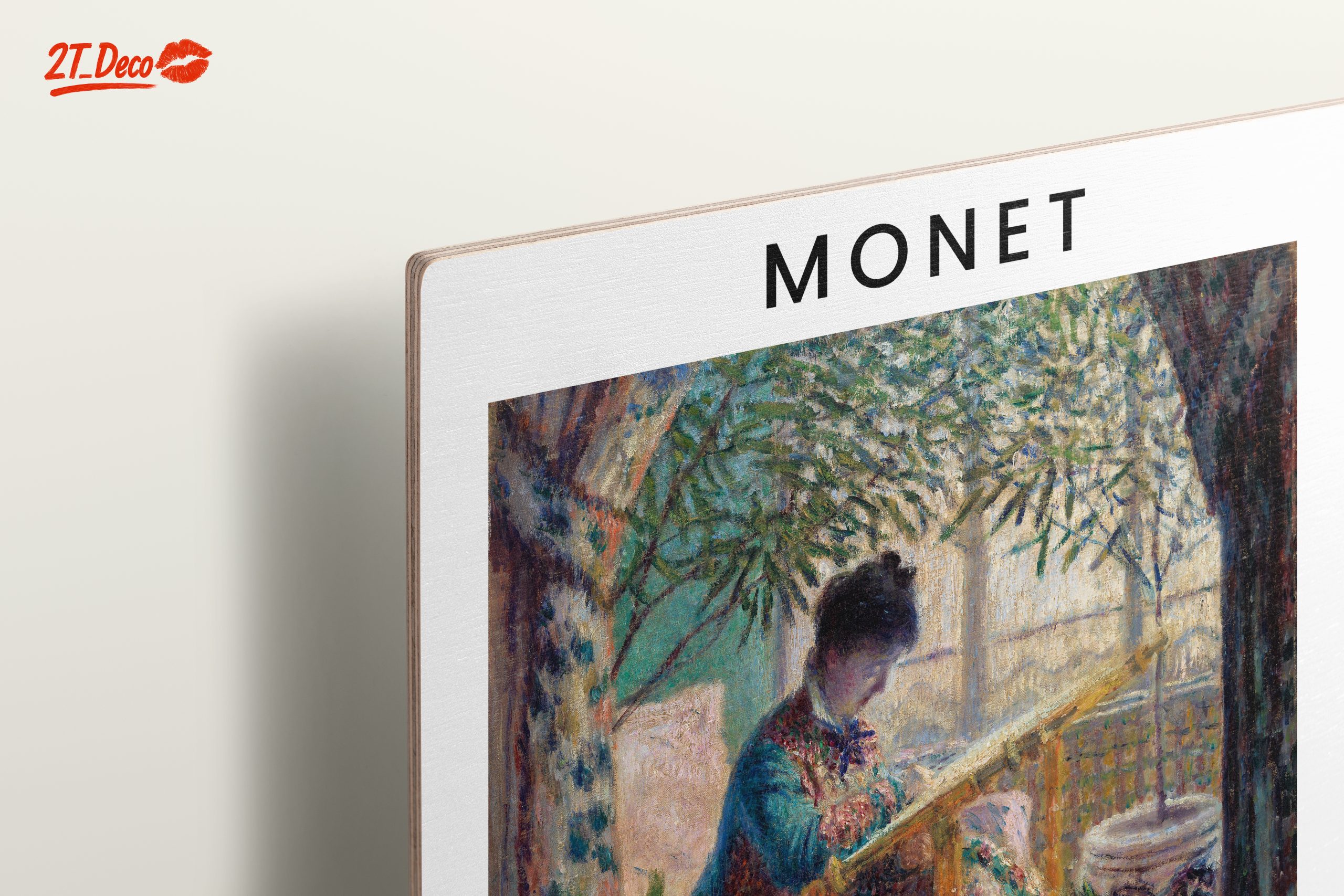 Madame Monet Embroidering by Claude Monet - Image 15
