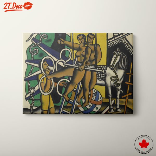 Abstract Portrait of Figures in Vibrant Colors
