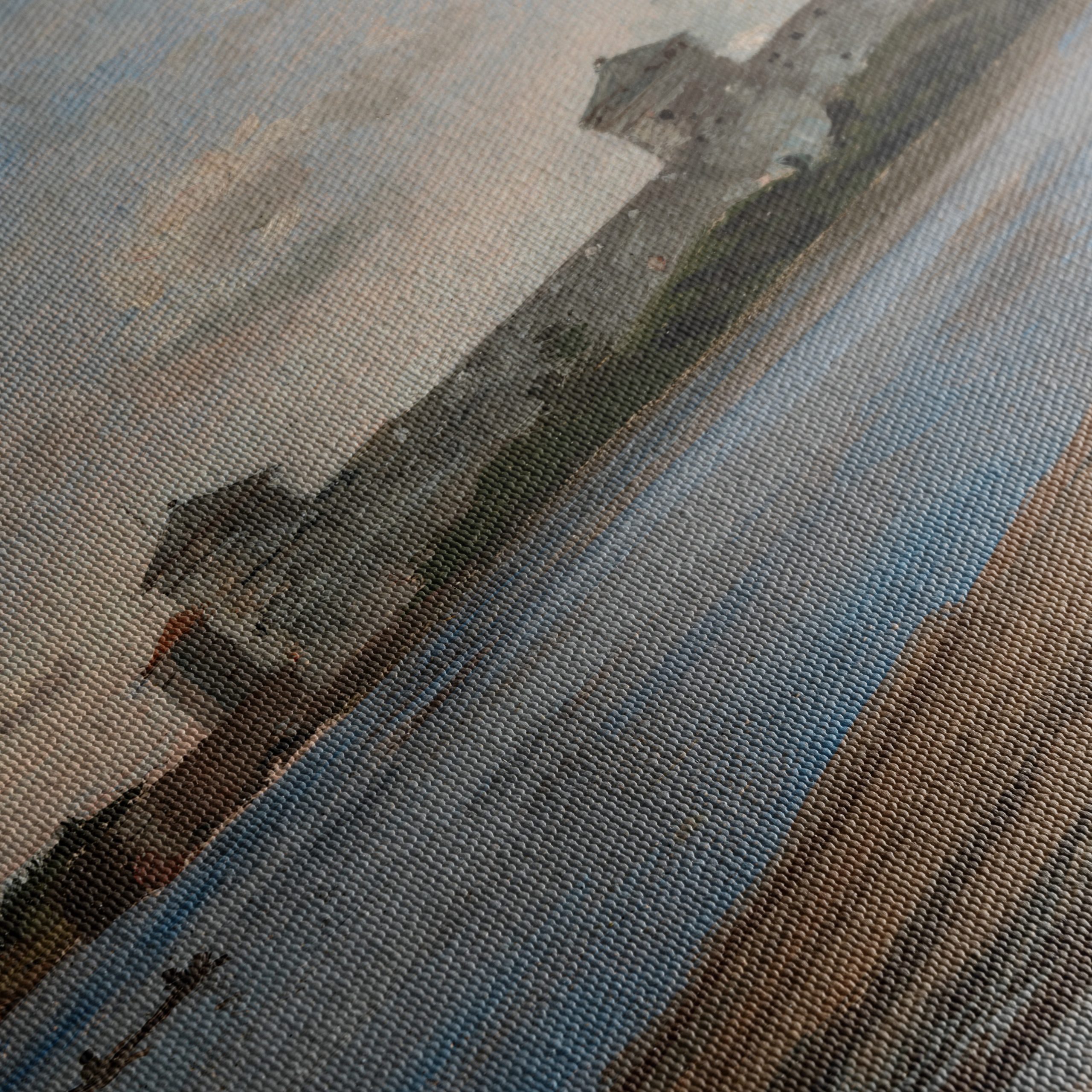 Castle and River Landscape Art - Image 5