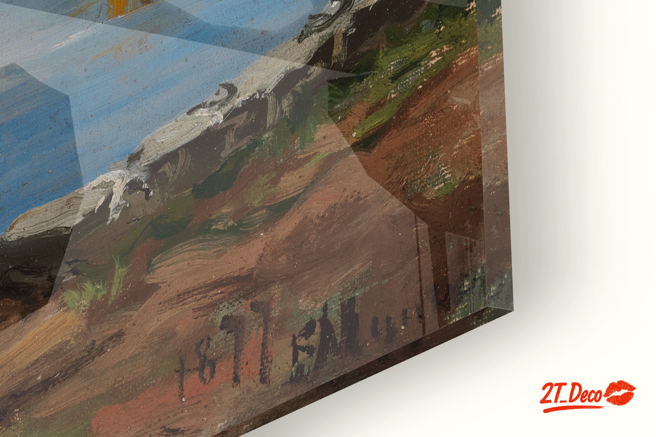 Castle and River Landscape Art - Image 9