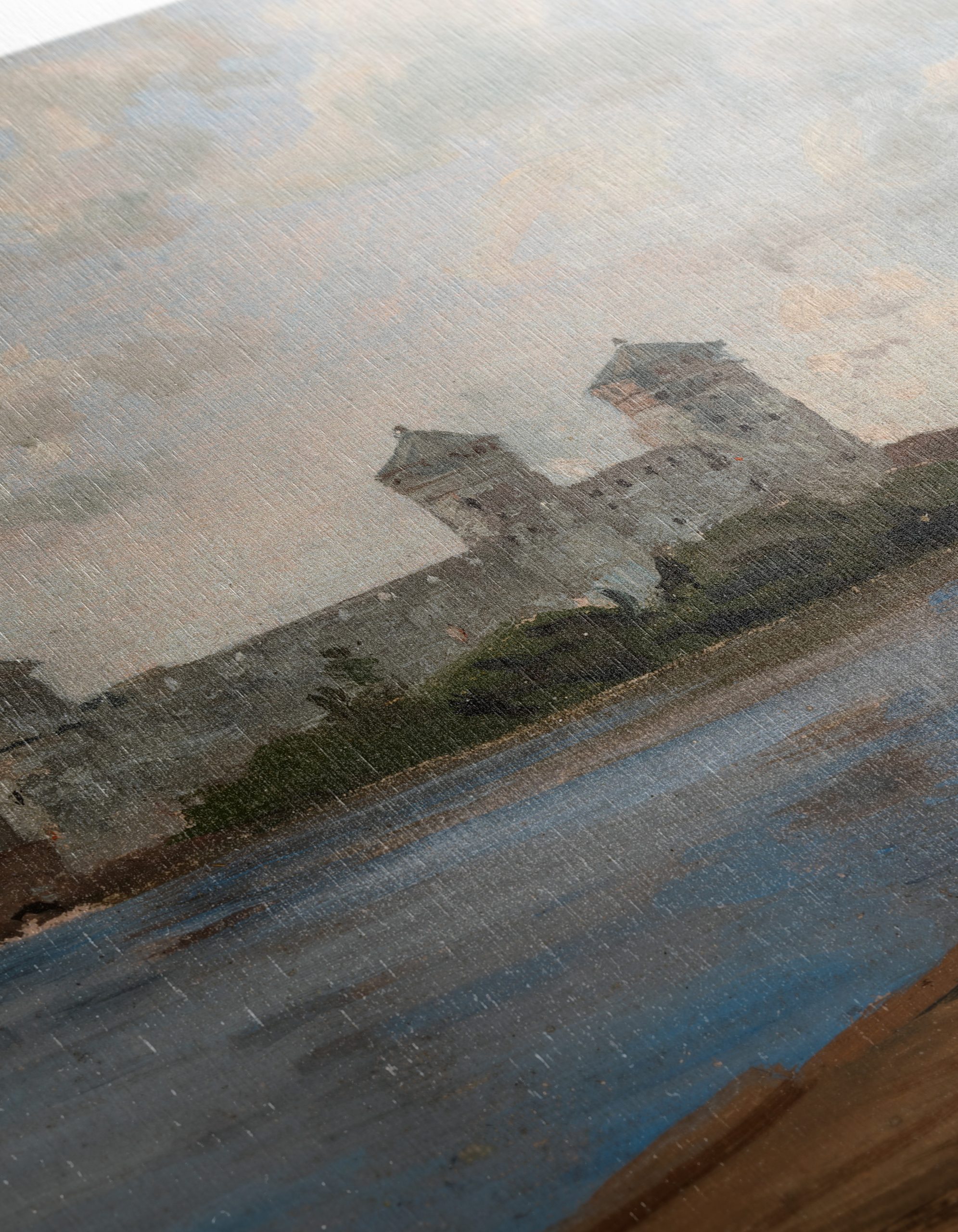 Castle and River Landscape Art - Image 12