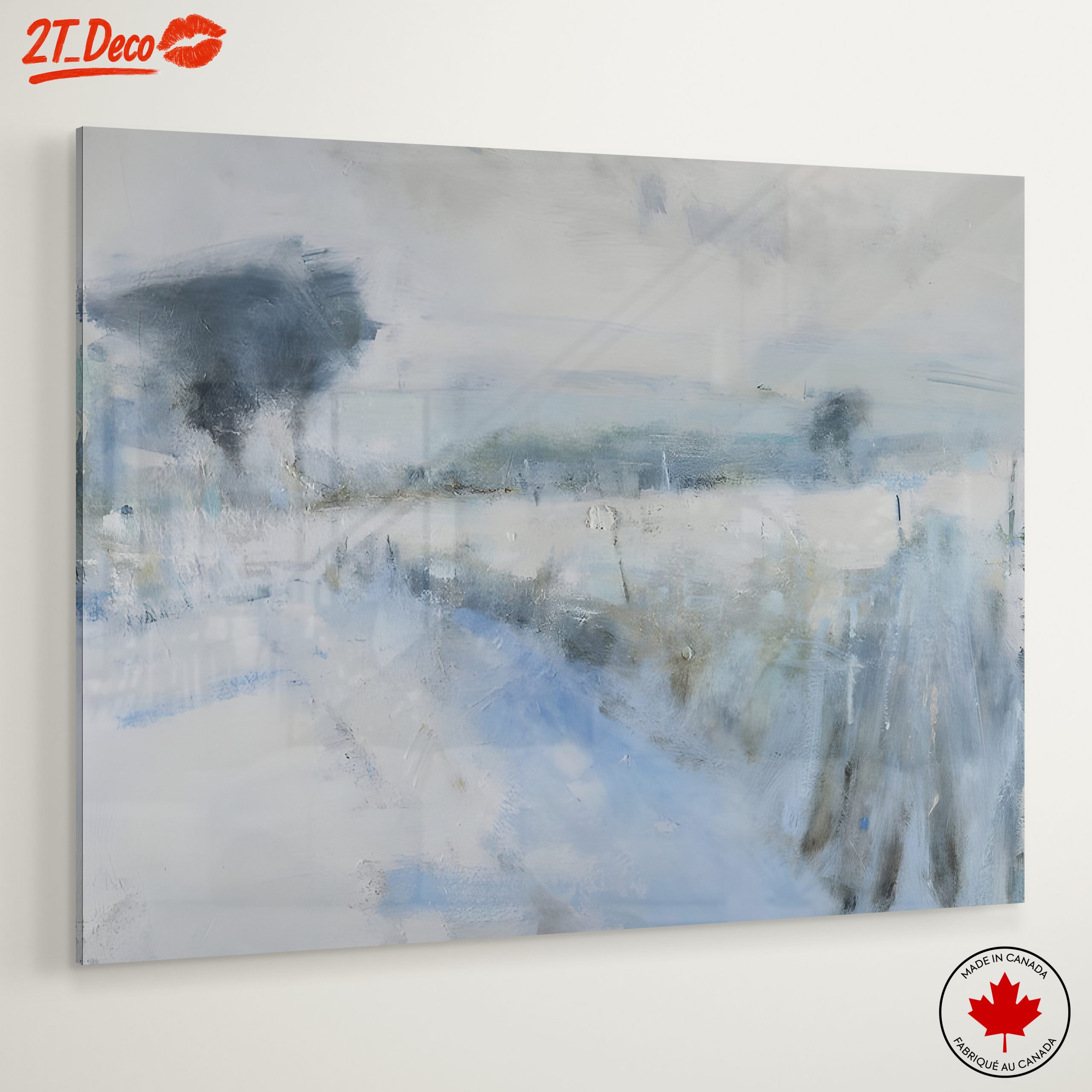 Serene Abstract Landscape in Muted Tones - Image 6