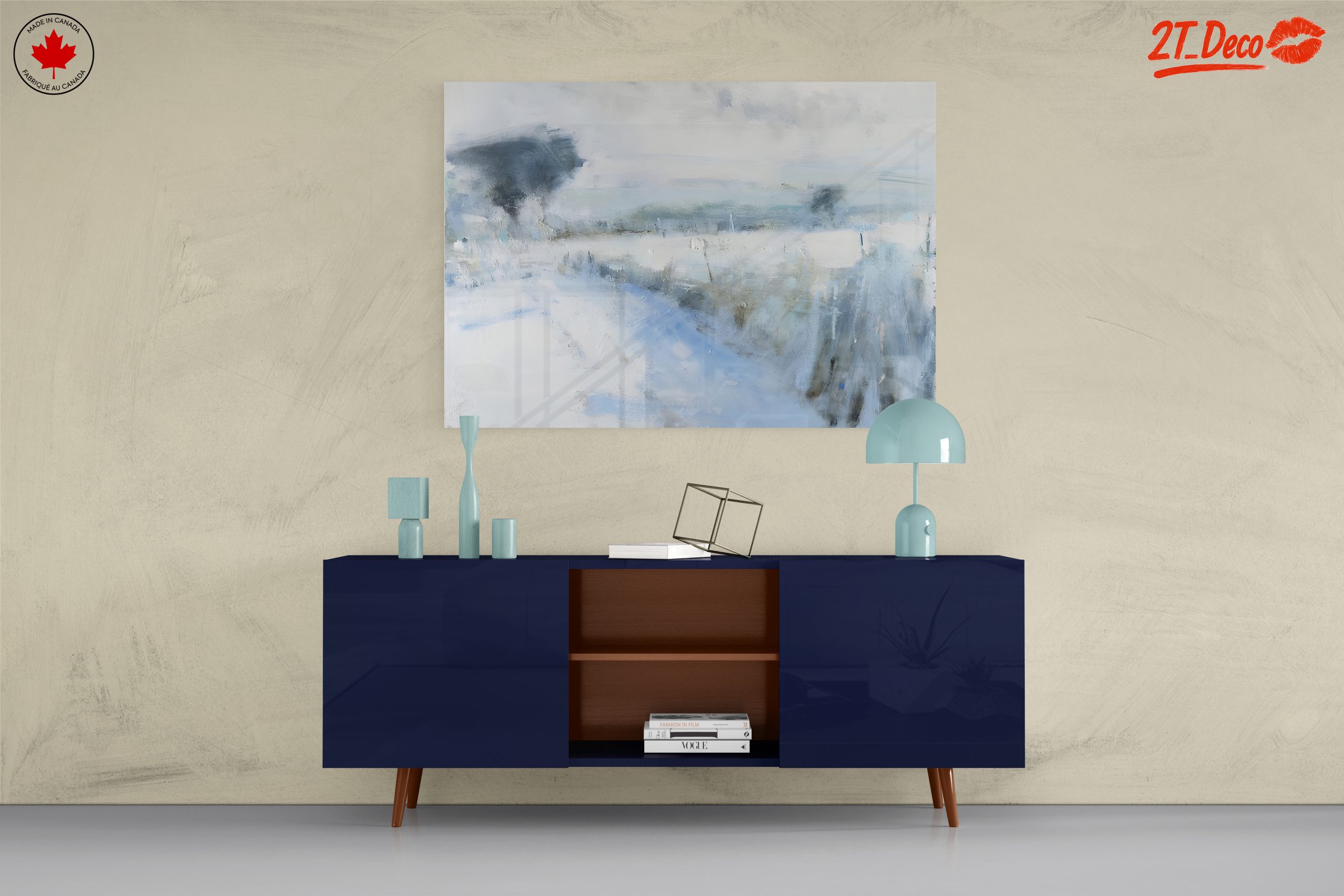 Serene Abstract Landscape in Muted Tones - Image 8