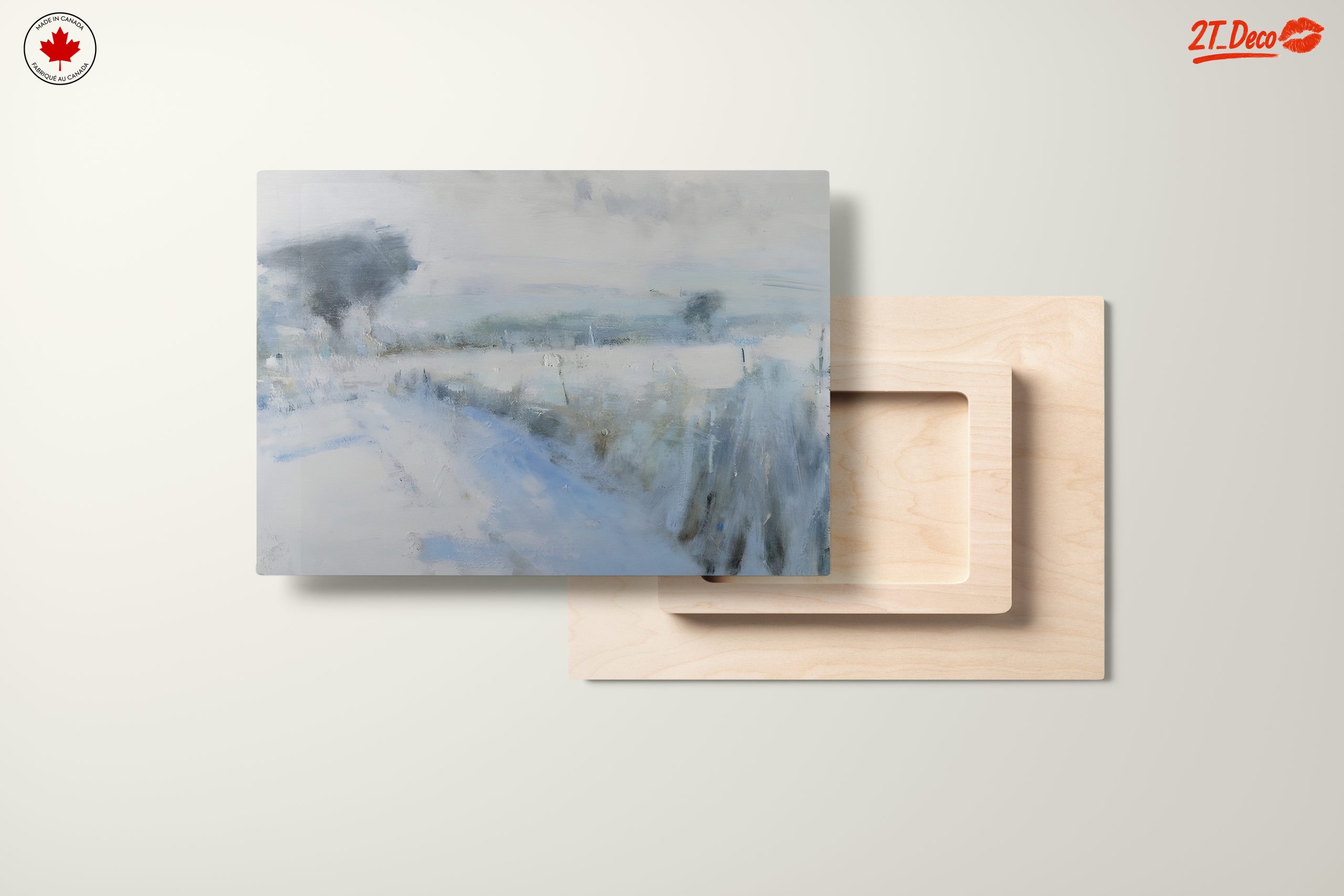 Serene Abstract Landscape in Muted Tones - Image 11