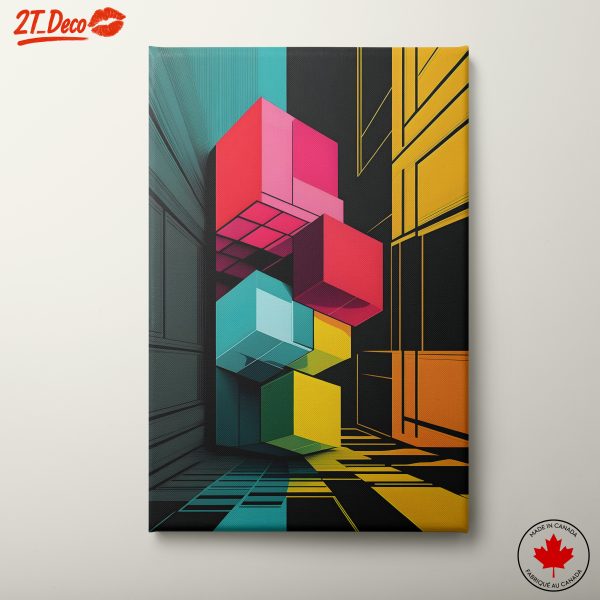 Vibrant Abstract Geometric Art 11