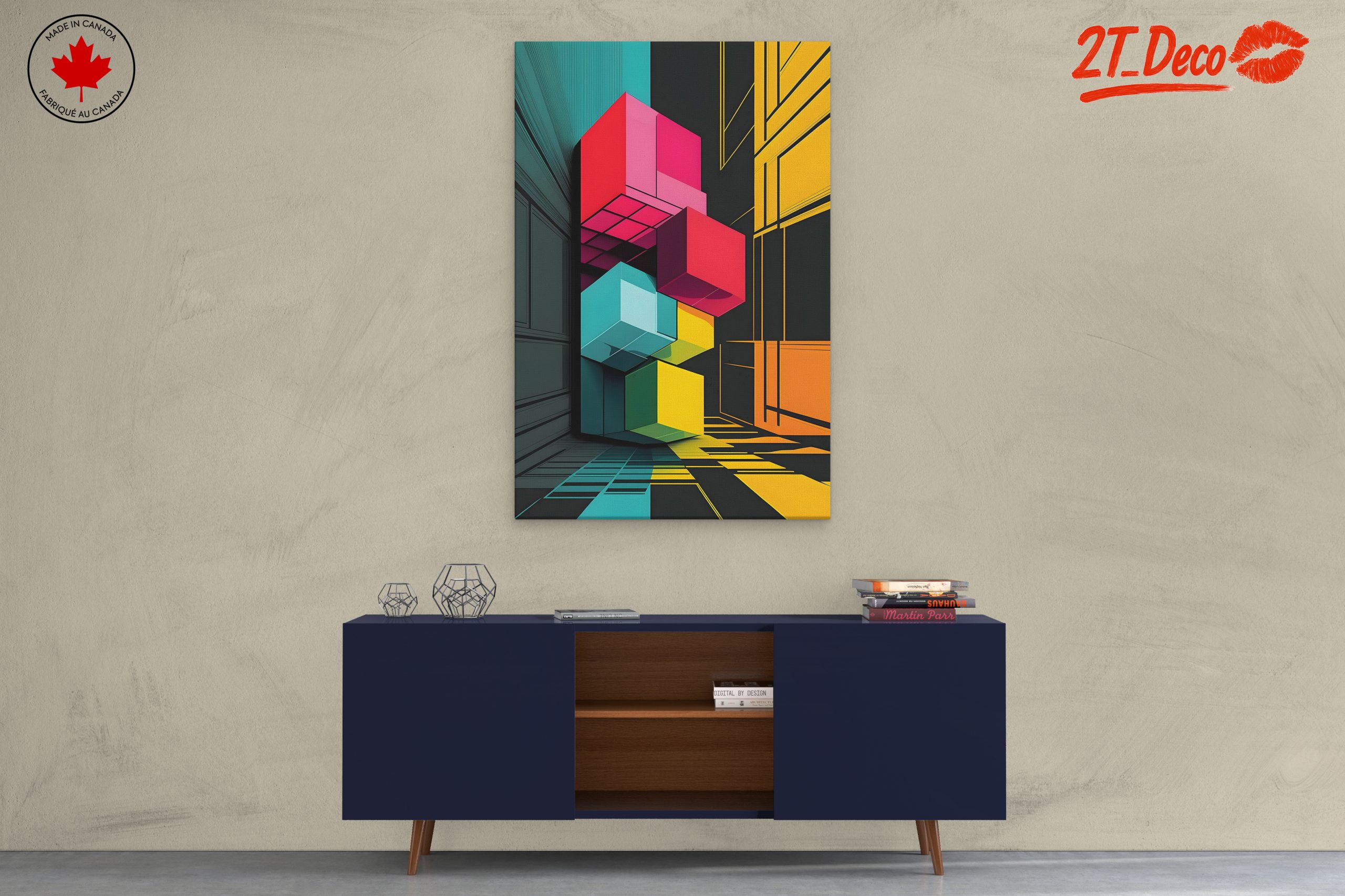 Vibrant Abstract Geometric Art 11 - Image 3