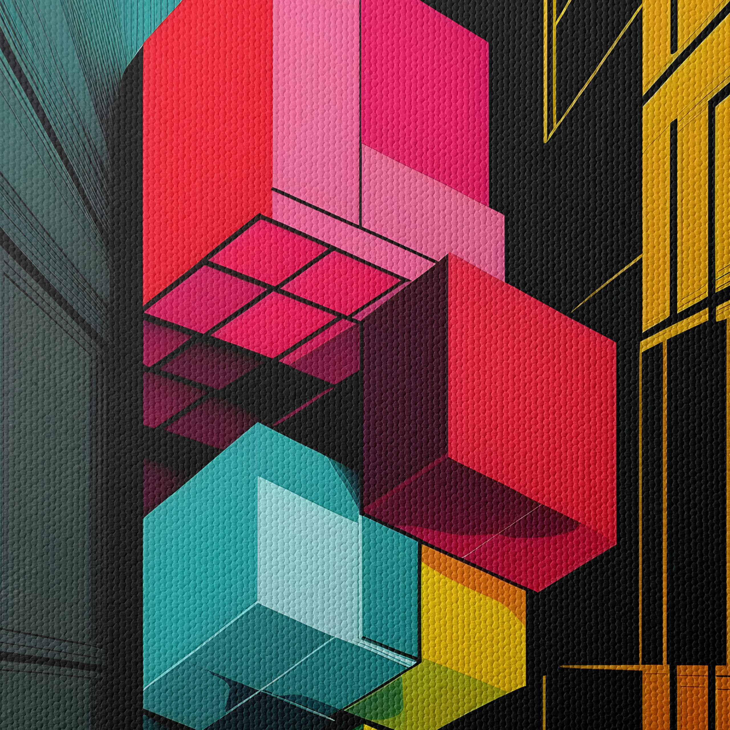 Vibrant Abstract Geometric Art 11 - Image 4