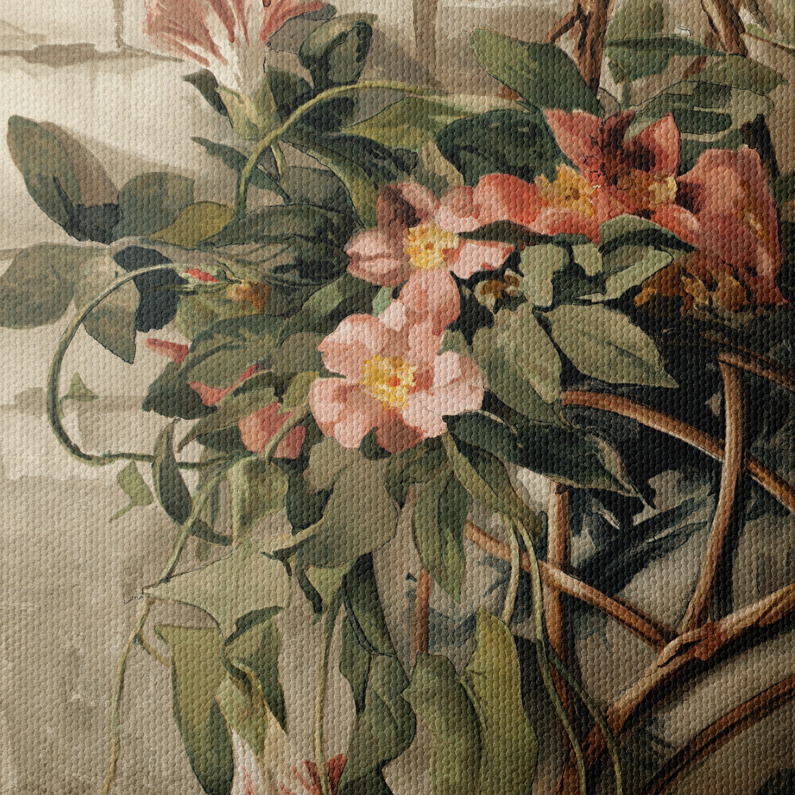 Floral Hanging Plant Artwork - Image 4