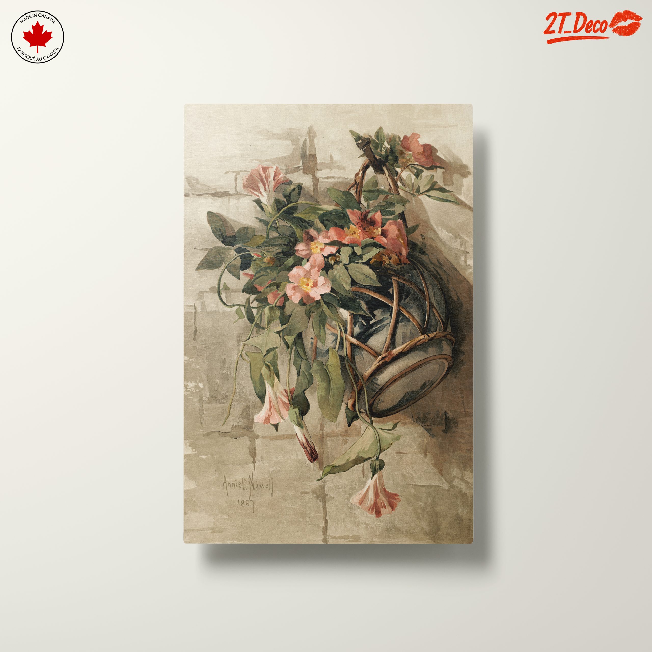 Floral Hanging Plant Artwork - Image 10