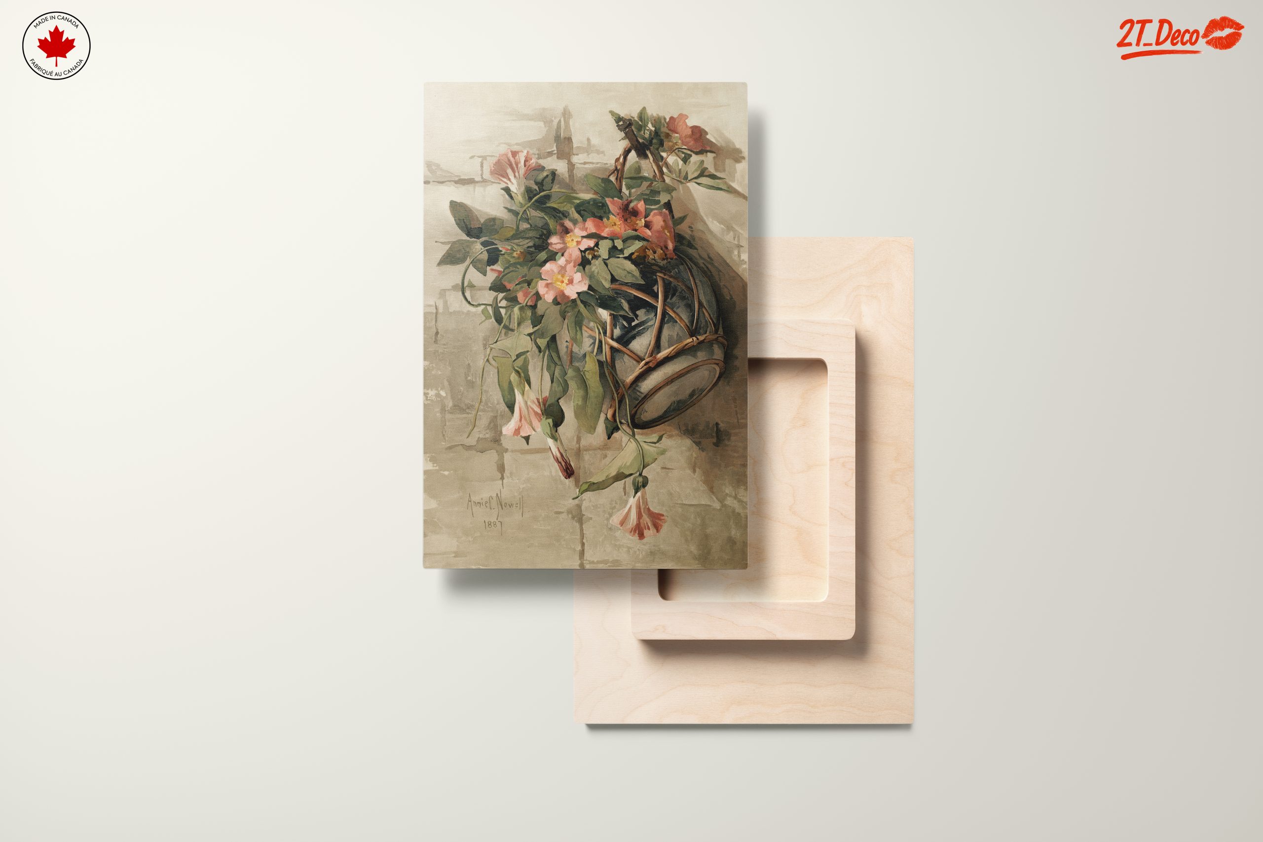 Floral Hanging Plant Artwork - Image 11