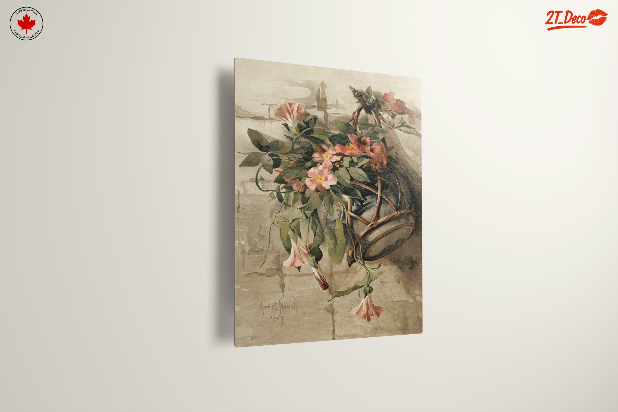 Floral Hanging Plant Artwork - Image 13
