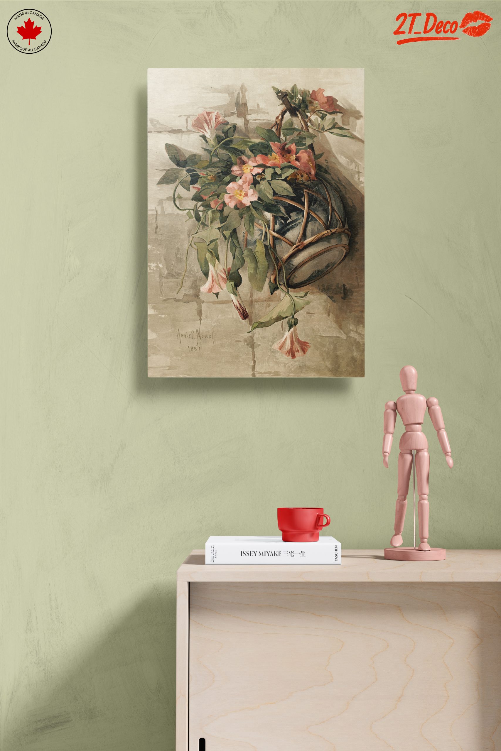 Floral Hanging Plant Artwork - Image 14