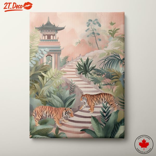 Tigers in Tropical Nature