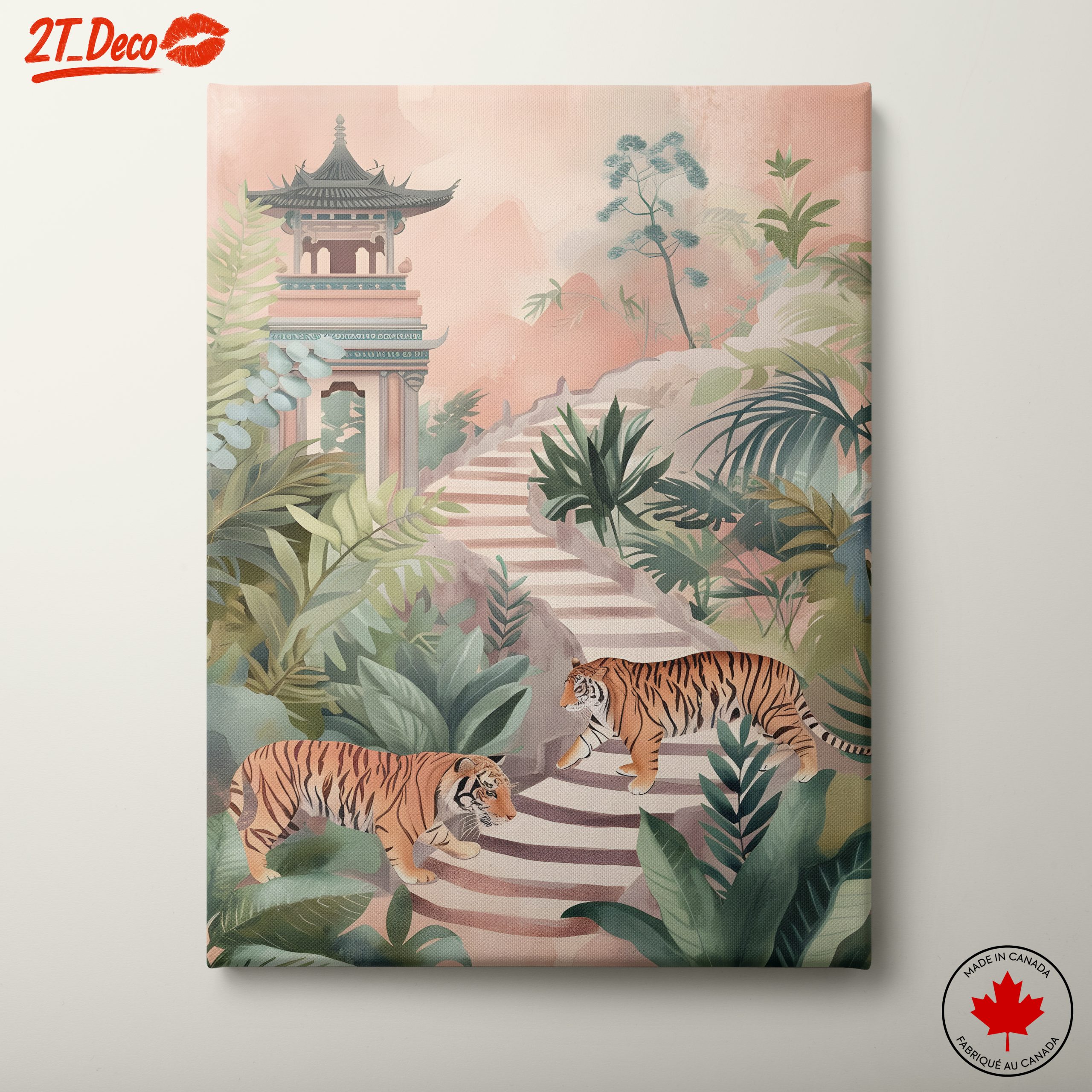 Tigers in Tropical Nature