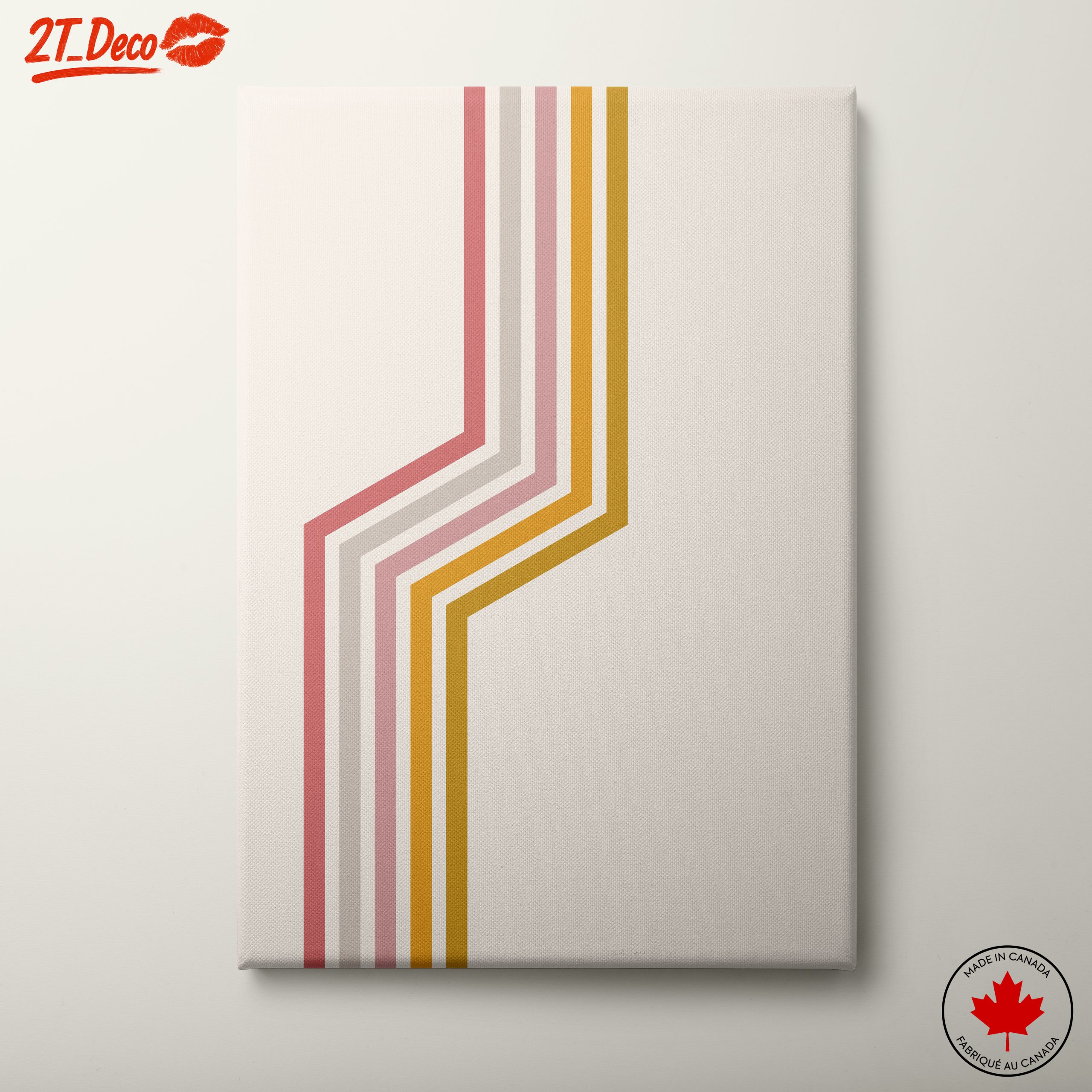 Modern Lines Abstract Art for Stylish Decor