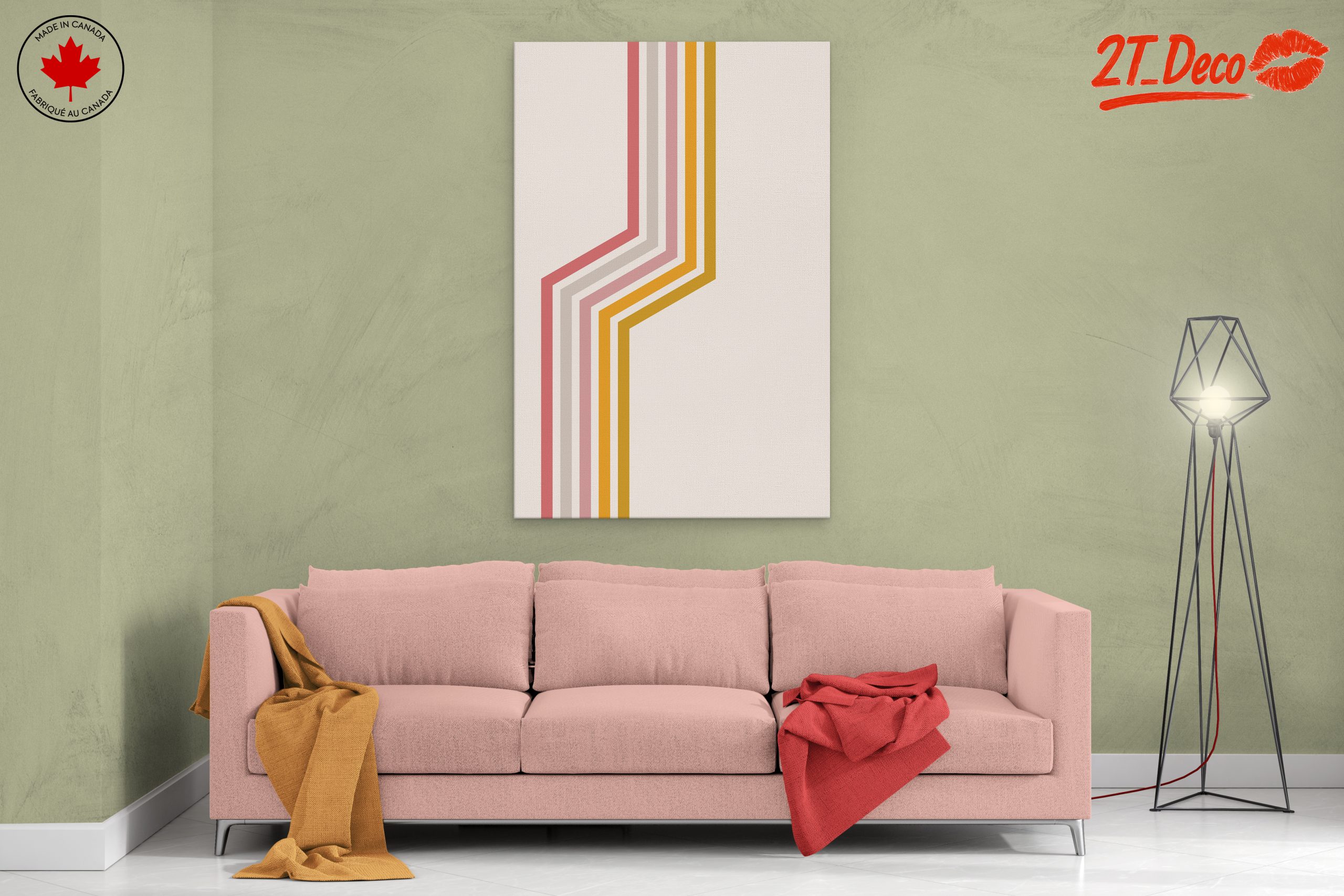 Modern Lines Abstract Art for Stylish Decor - Image 2